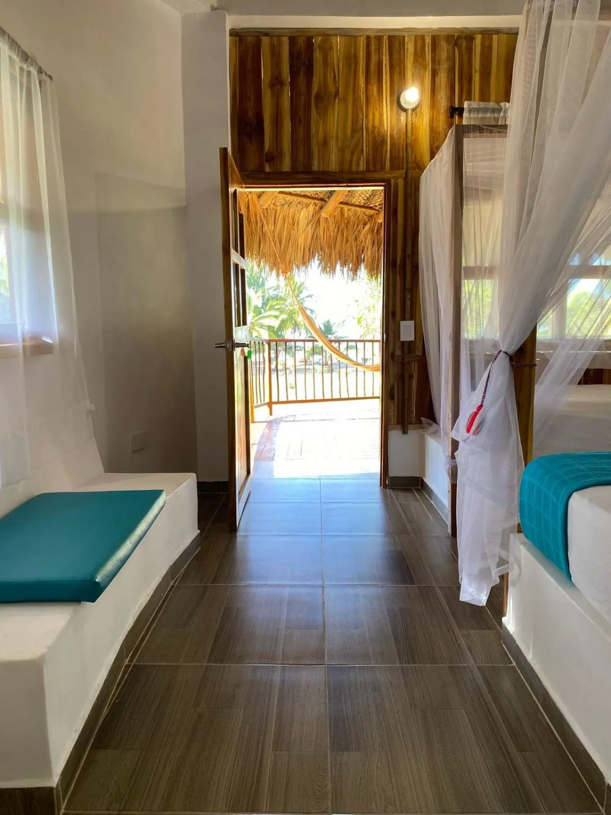 Bed in UUTTAAKA Eco-Hotel