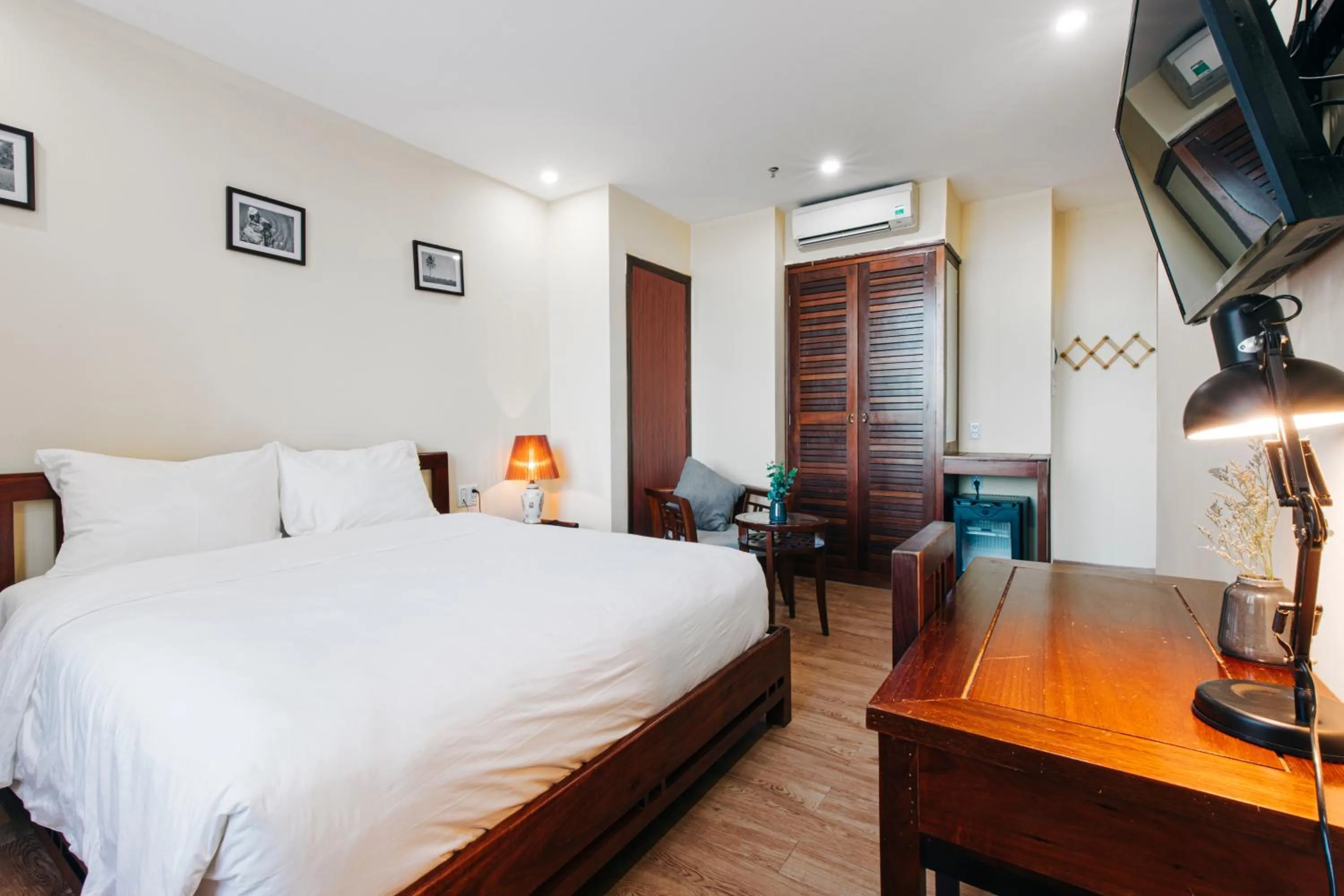 Bed in Martin Ho Danang hotel & apartment