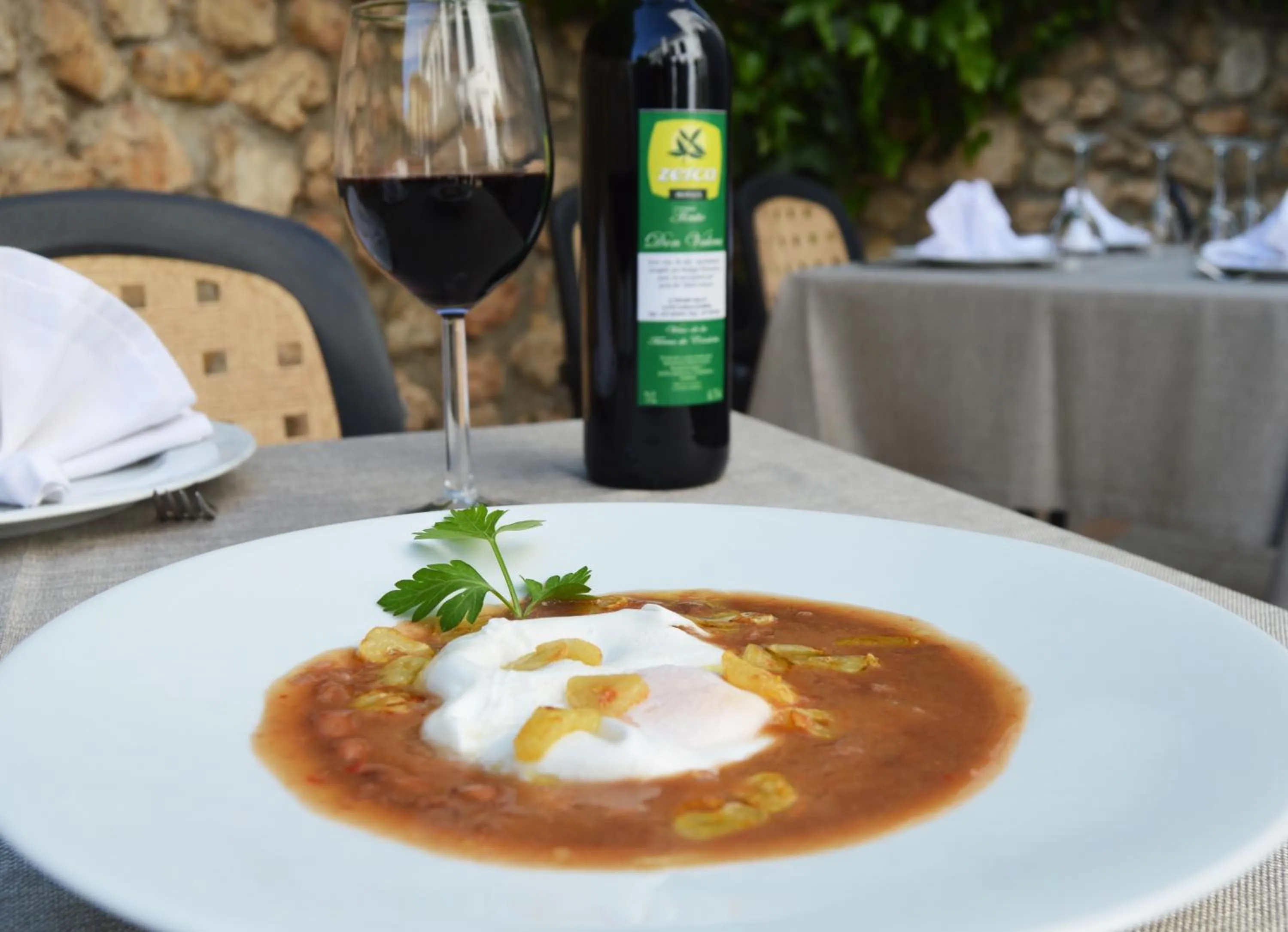 Food close-up in Hotel Zuhayra