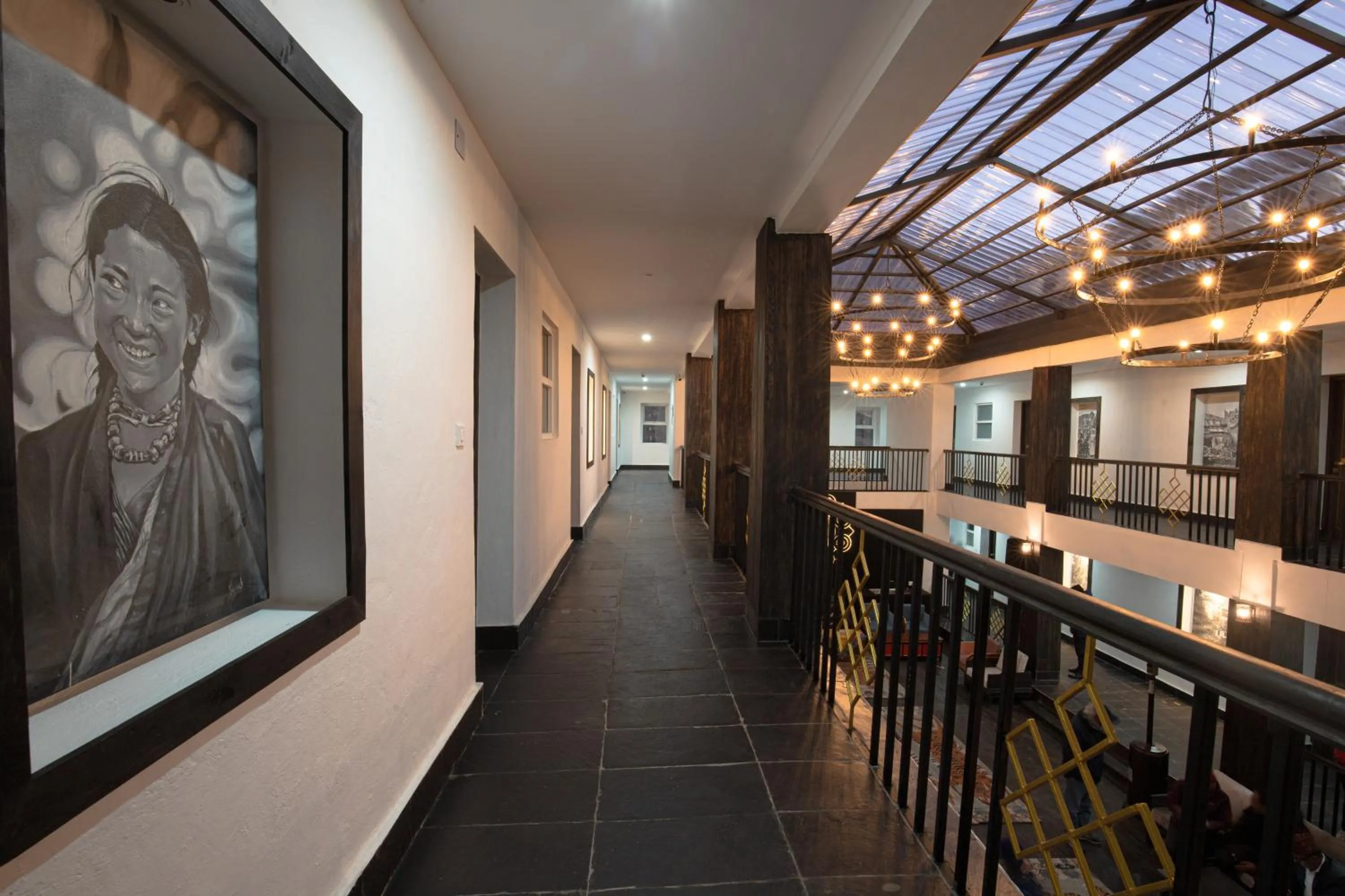 Decorative detail in Lo Mustang Himalayan Resort