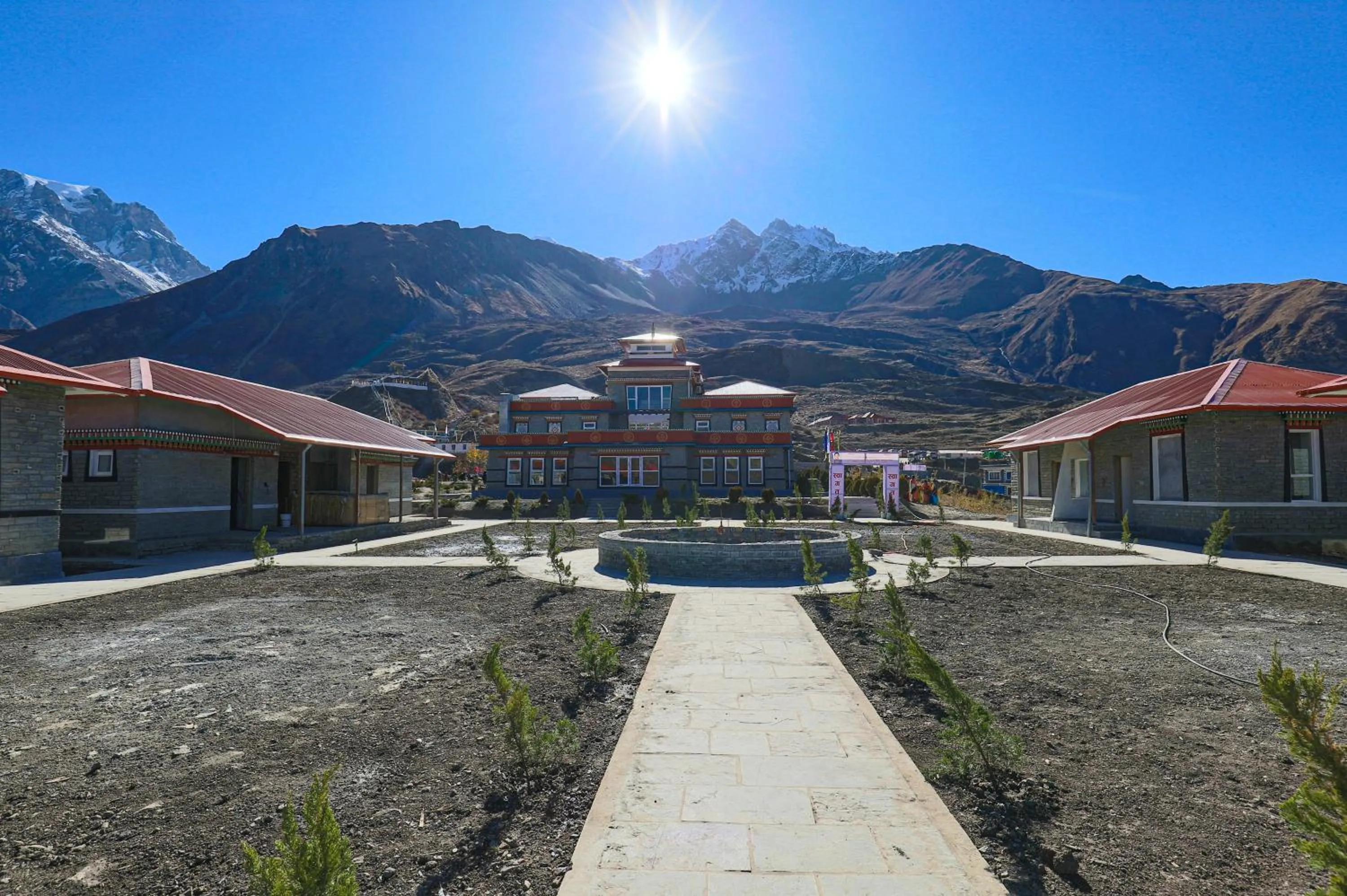 Property building in Lo Mustang Himalayan Resort