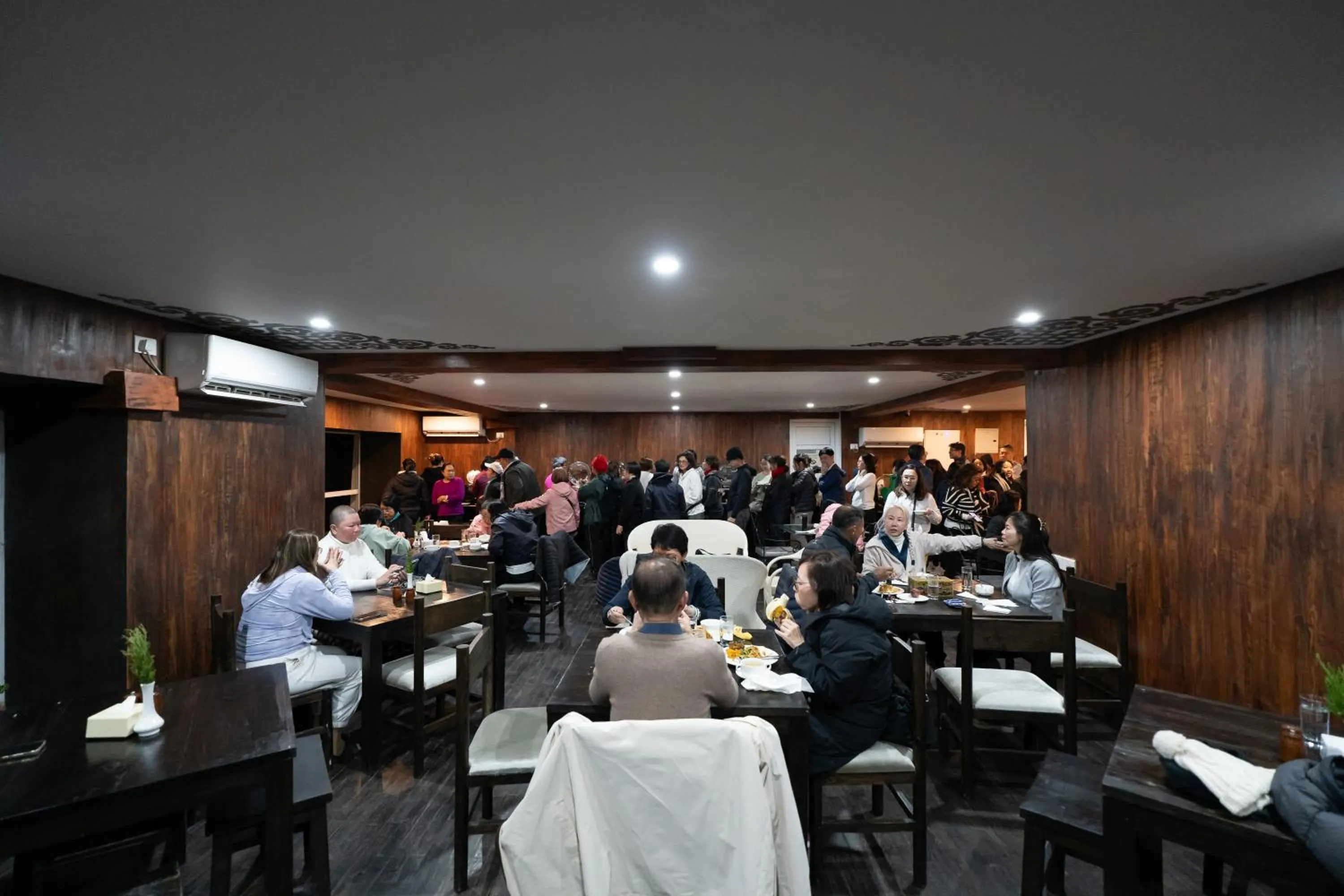 group of guests in Lo Mustang Himalayan Resort