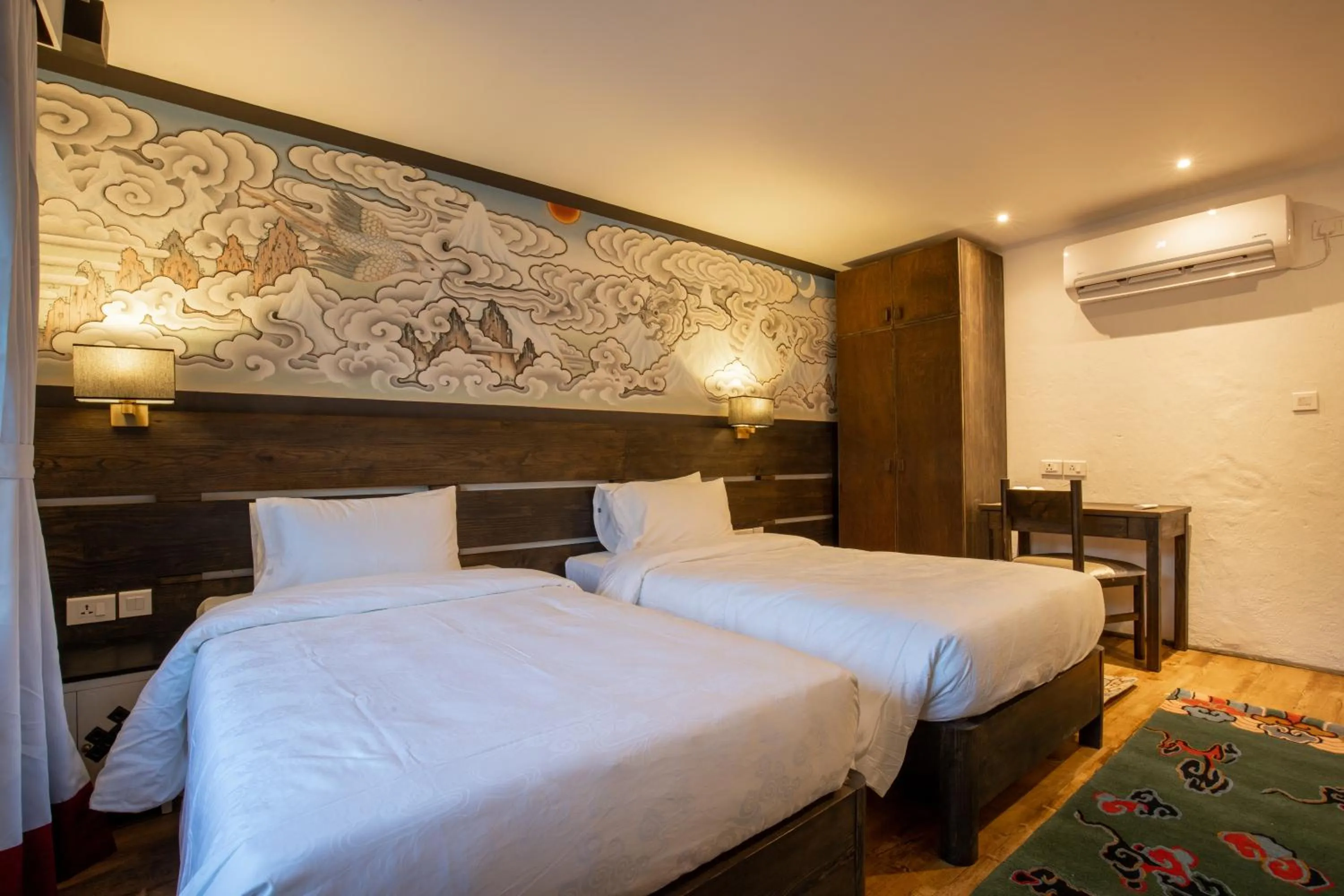 Photo of the whole room, Bed in Lo Mustang Himalayan Resort