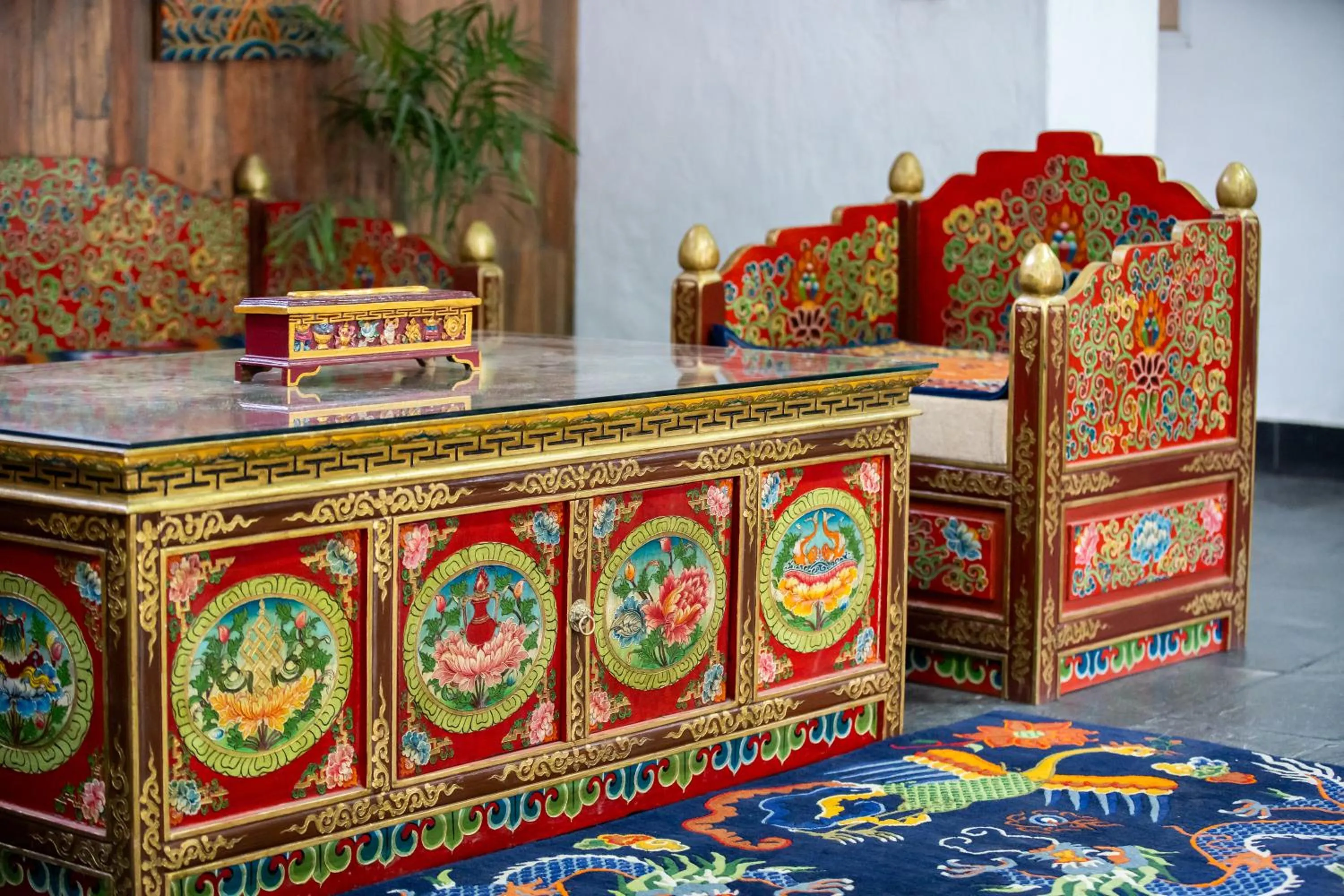 Lobby or reception in Lo Mustang Himalayan Resort