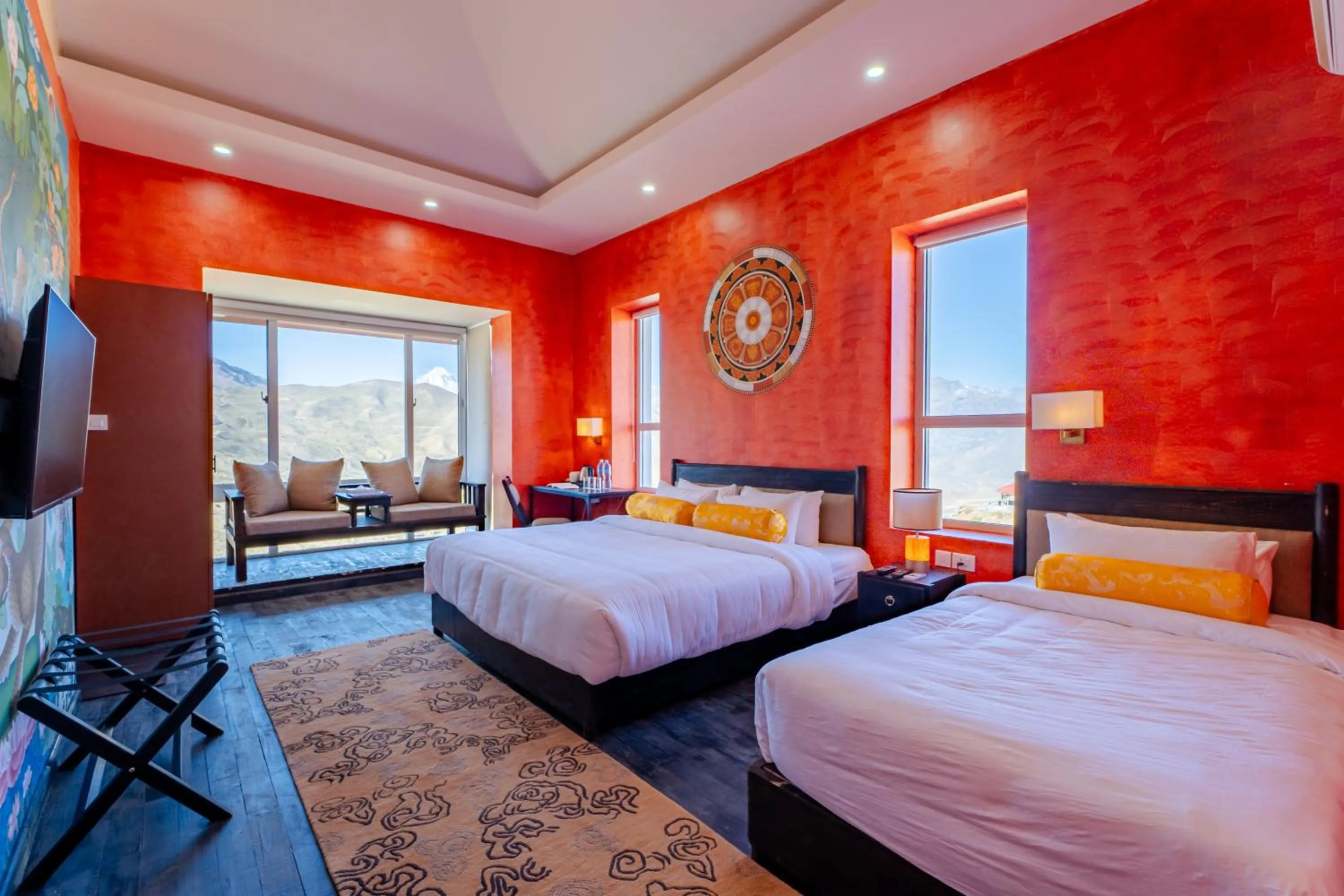 Bedroom, Bed in Lo Mustang Himalayan Resort