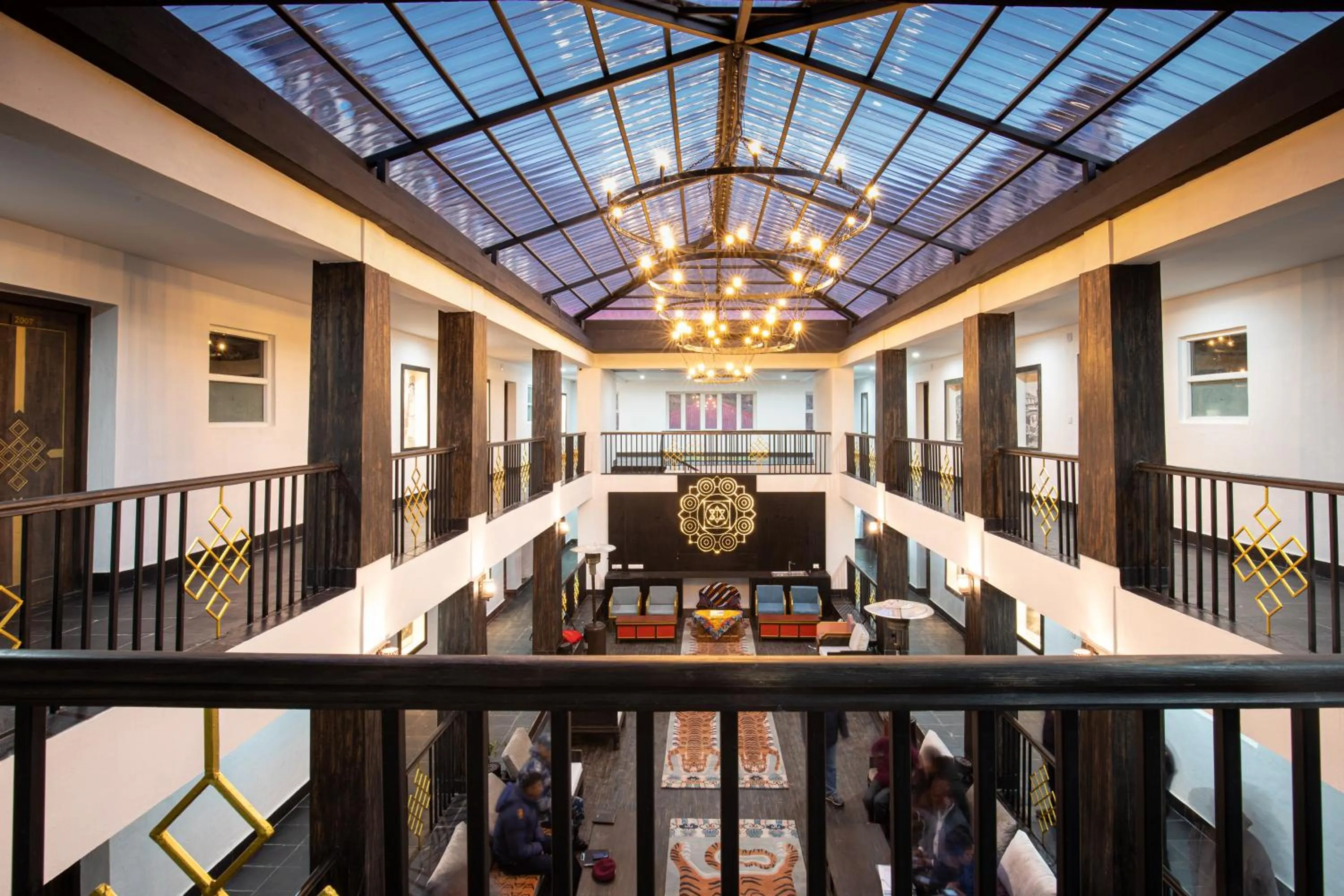 Decorative detail in Lo Mustang Himalayan Resort