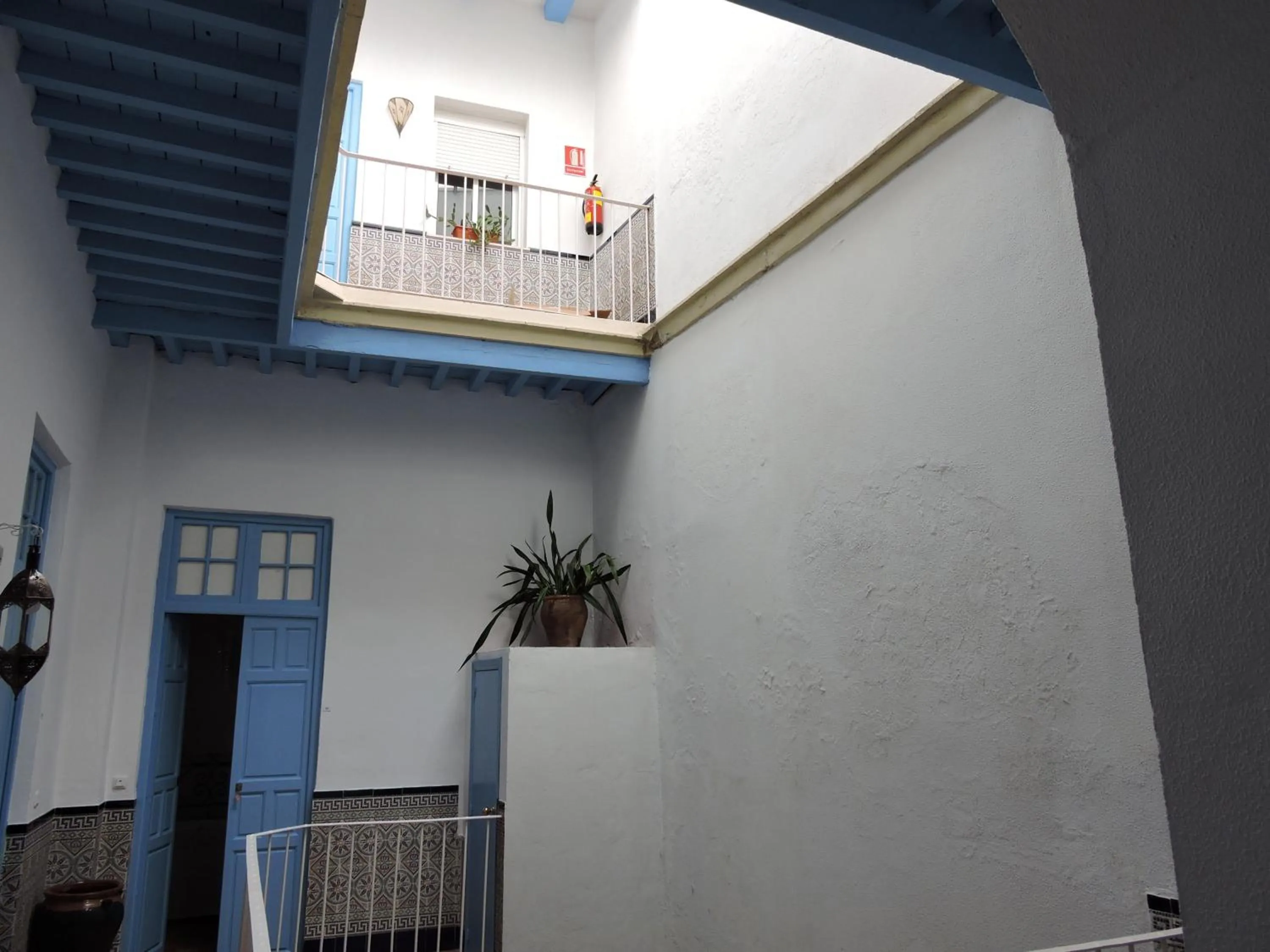 Patio in Hotel La Fonda del Califa