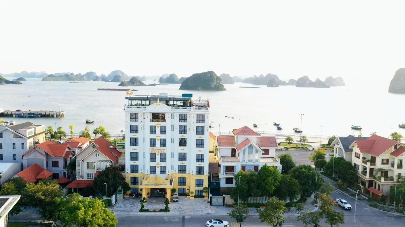 Bird's eye view in Golden Sea HaLong Hotel