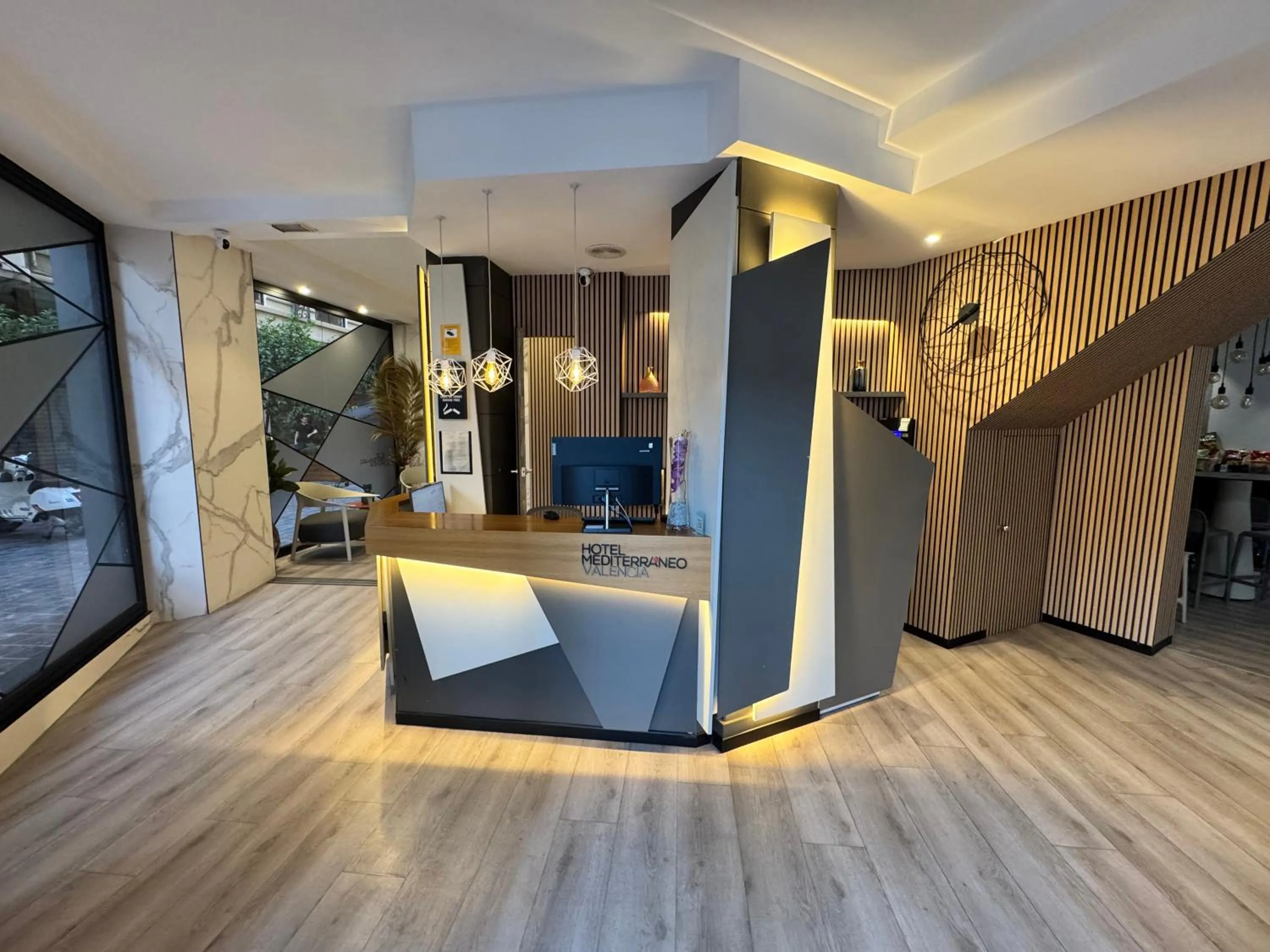 Lobby or reception in Hotel Mediterraneo Valencia