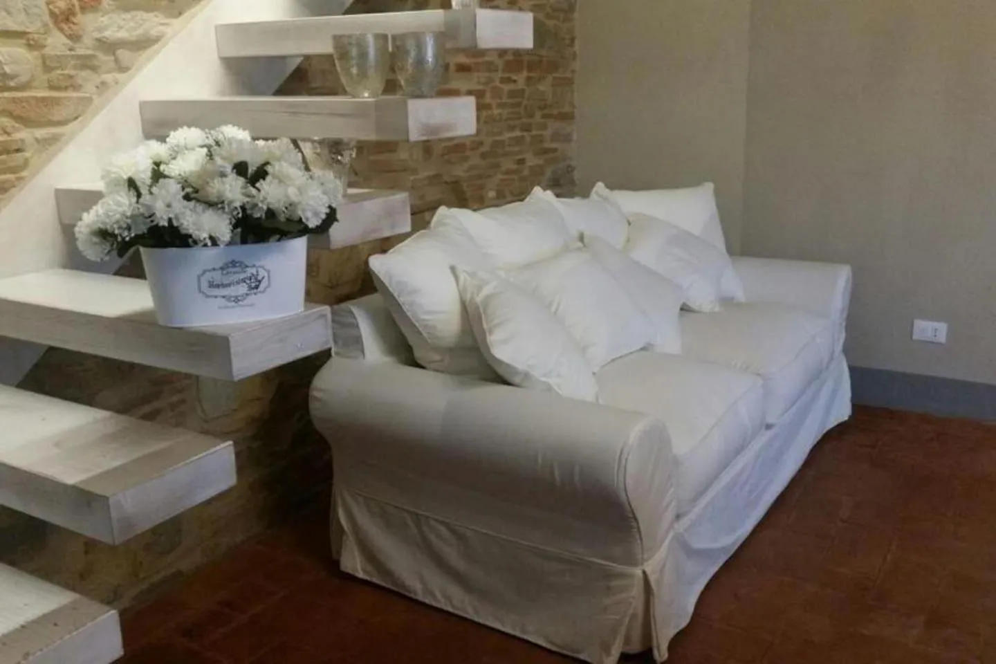 Bed in Beautiful Lux apartment chianti firenze area Italy