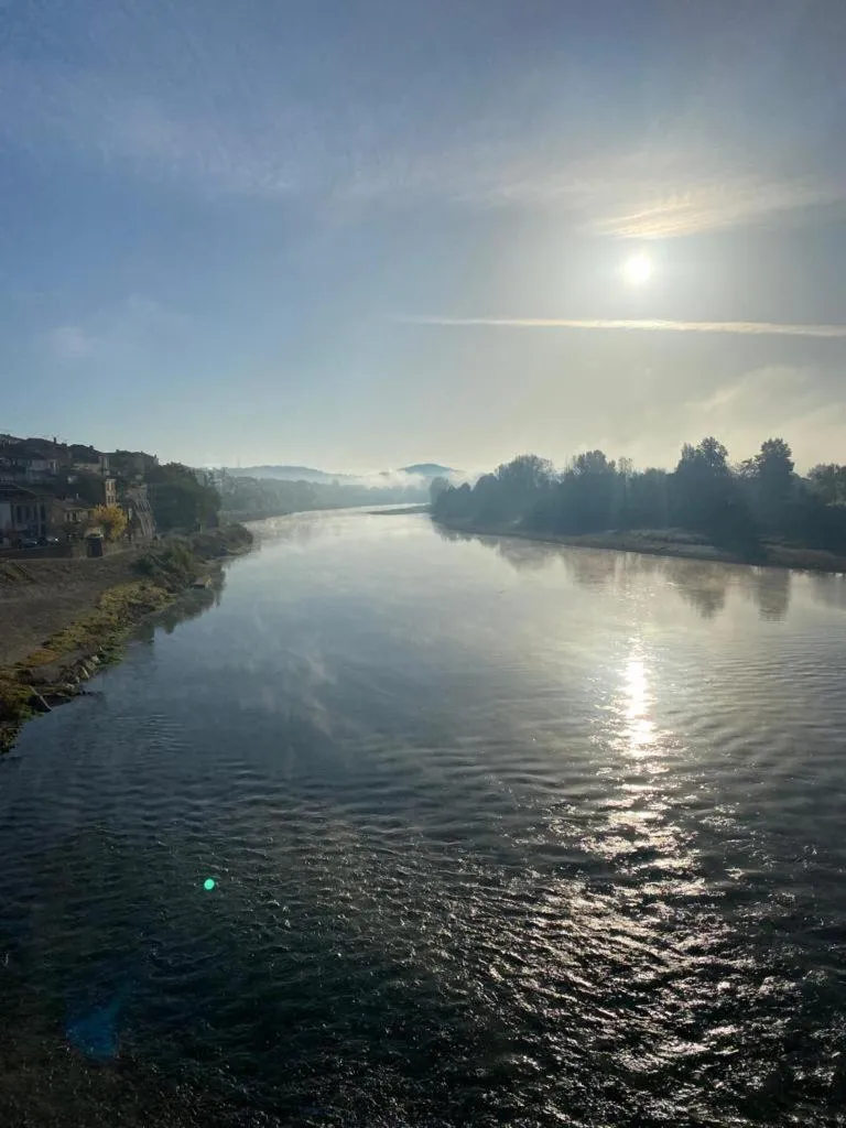 River view in CÔTE GARONNE le BALCON DES DAMES -hôtel et restaurant- Tonneins Fauillet Marmande - vue panoramique bord de Garonne chambres climatisées