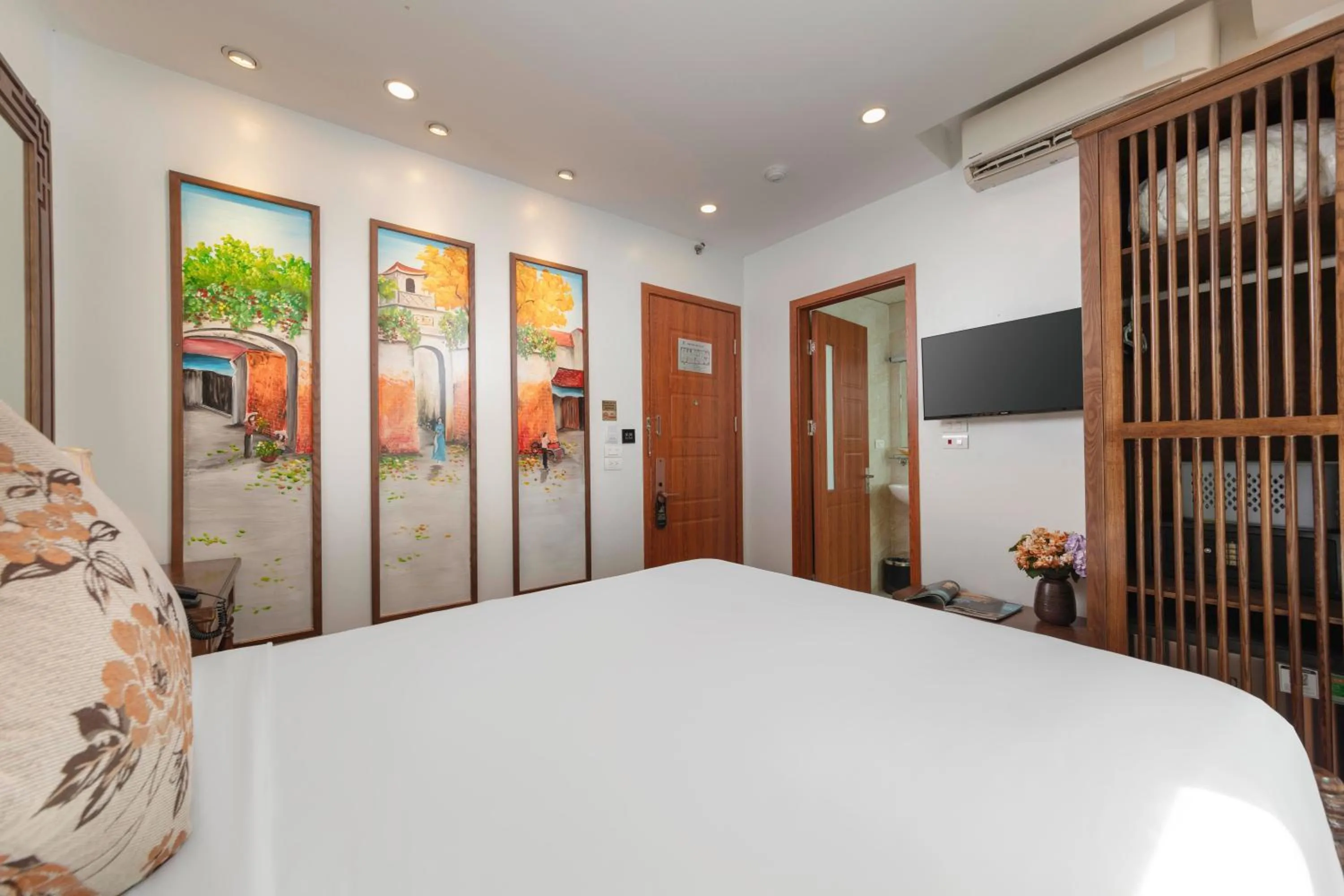 Bed in Veshia Hotel & Spa