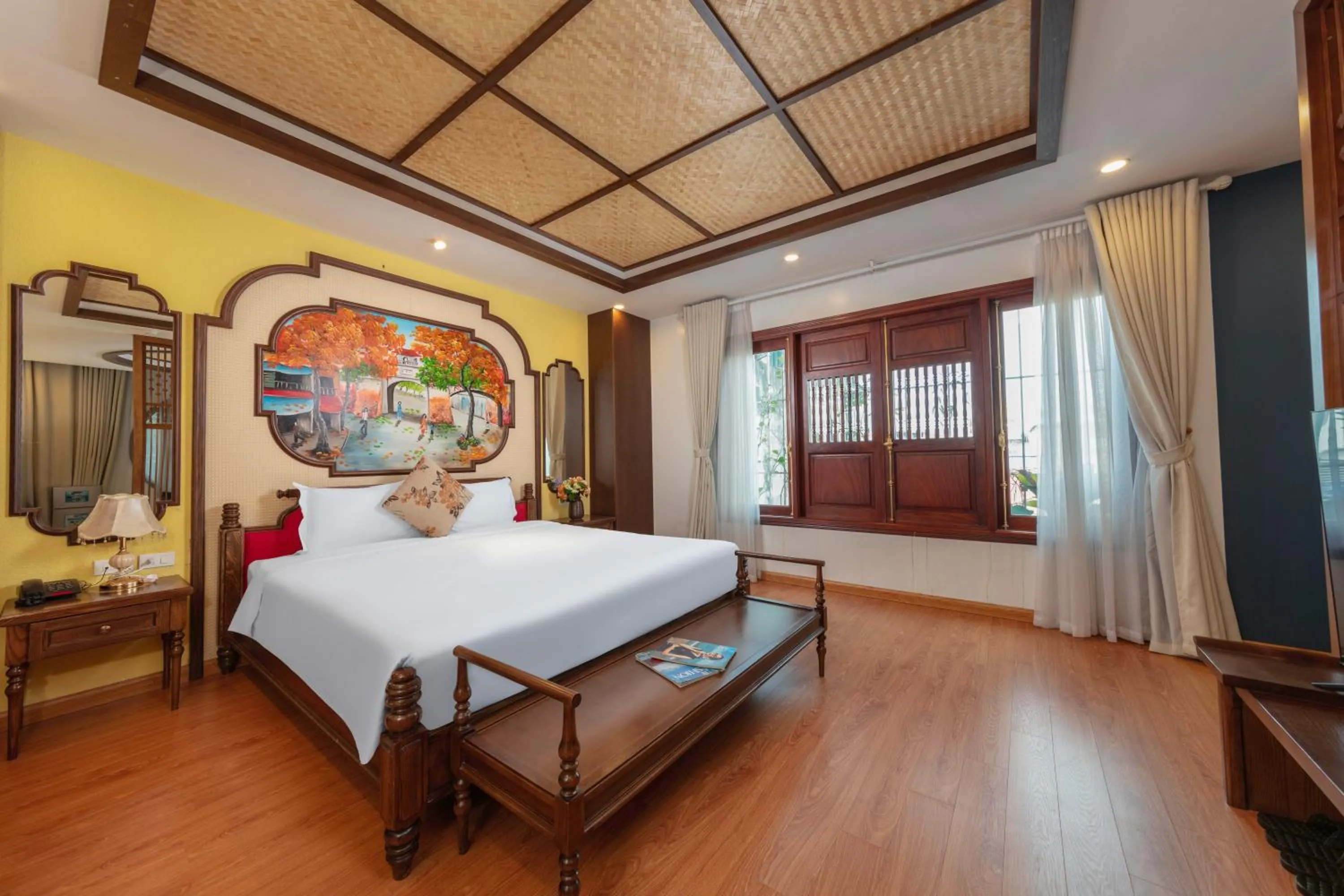 Bed in Veshia Hotel & Spa