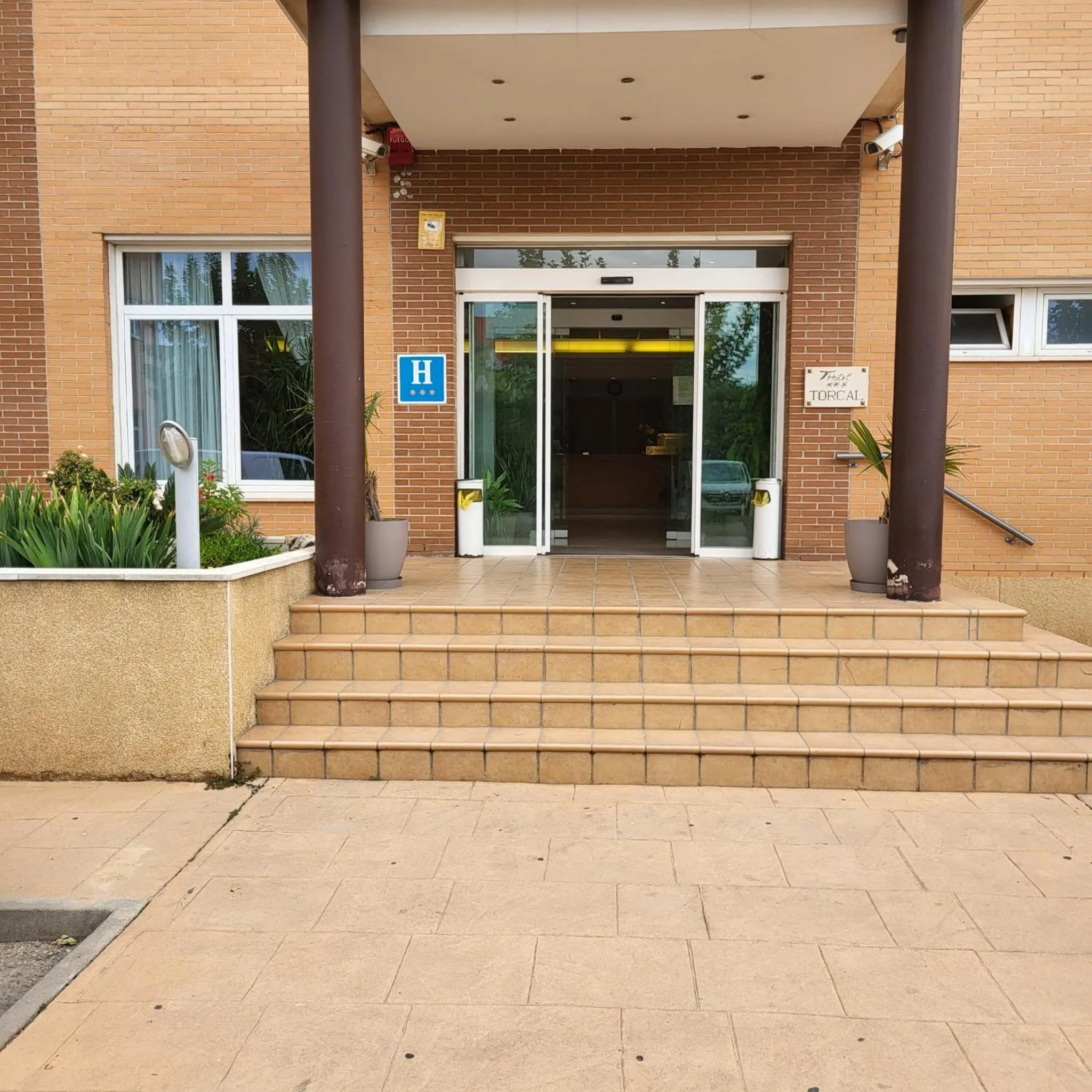 Facade/entrance in Hotel Torcal
