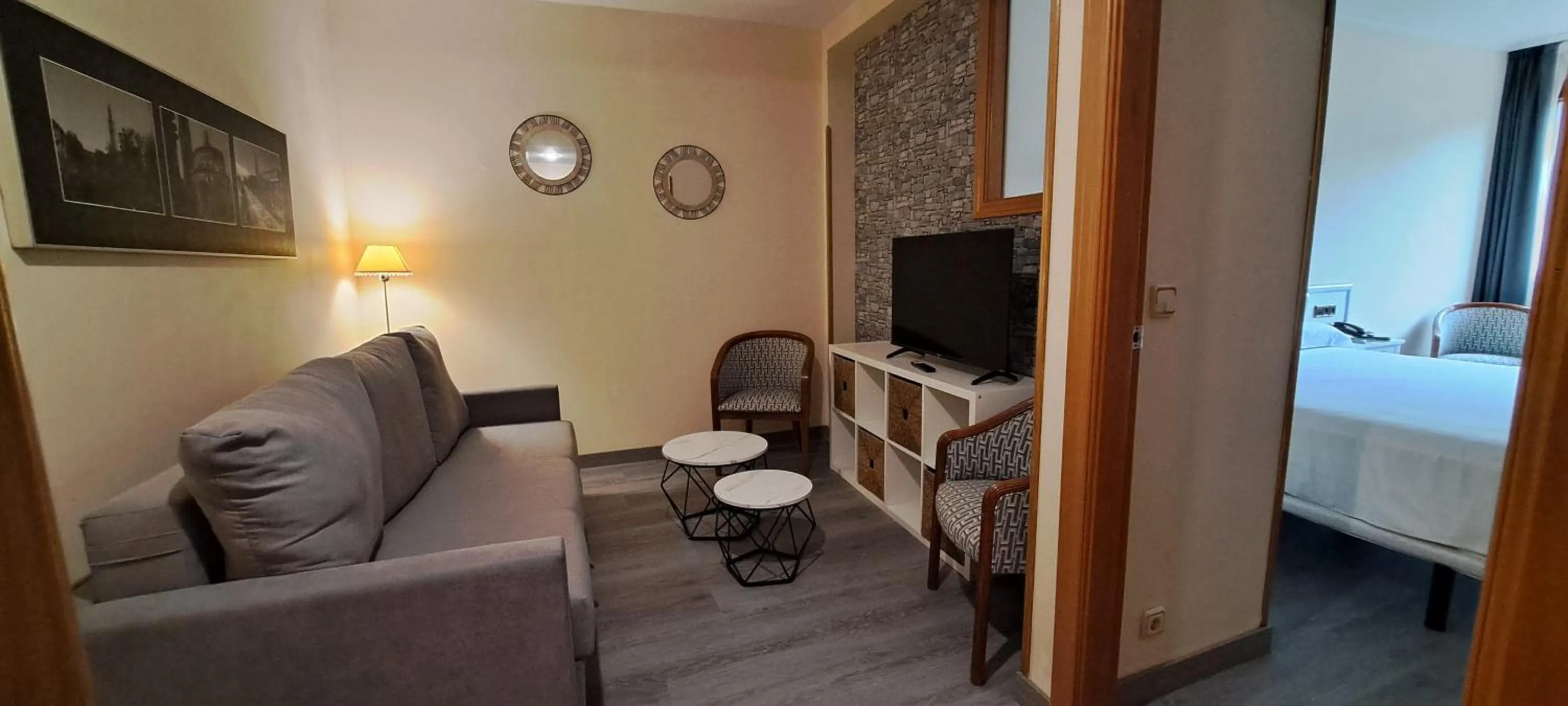 Bed in Hotel Ciudad Cangas de Onis