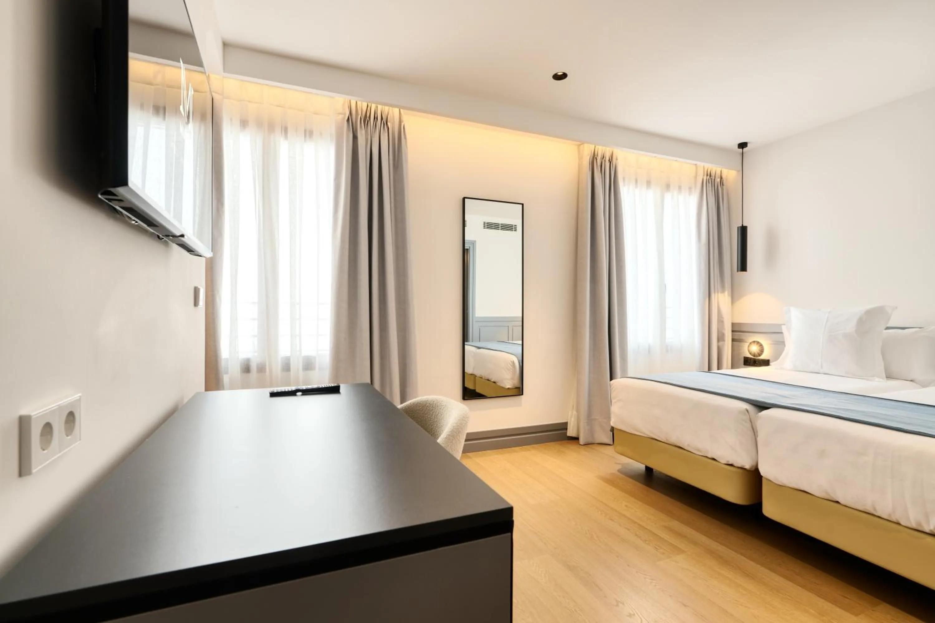 Bed in Hotel Murillo Reinoso