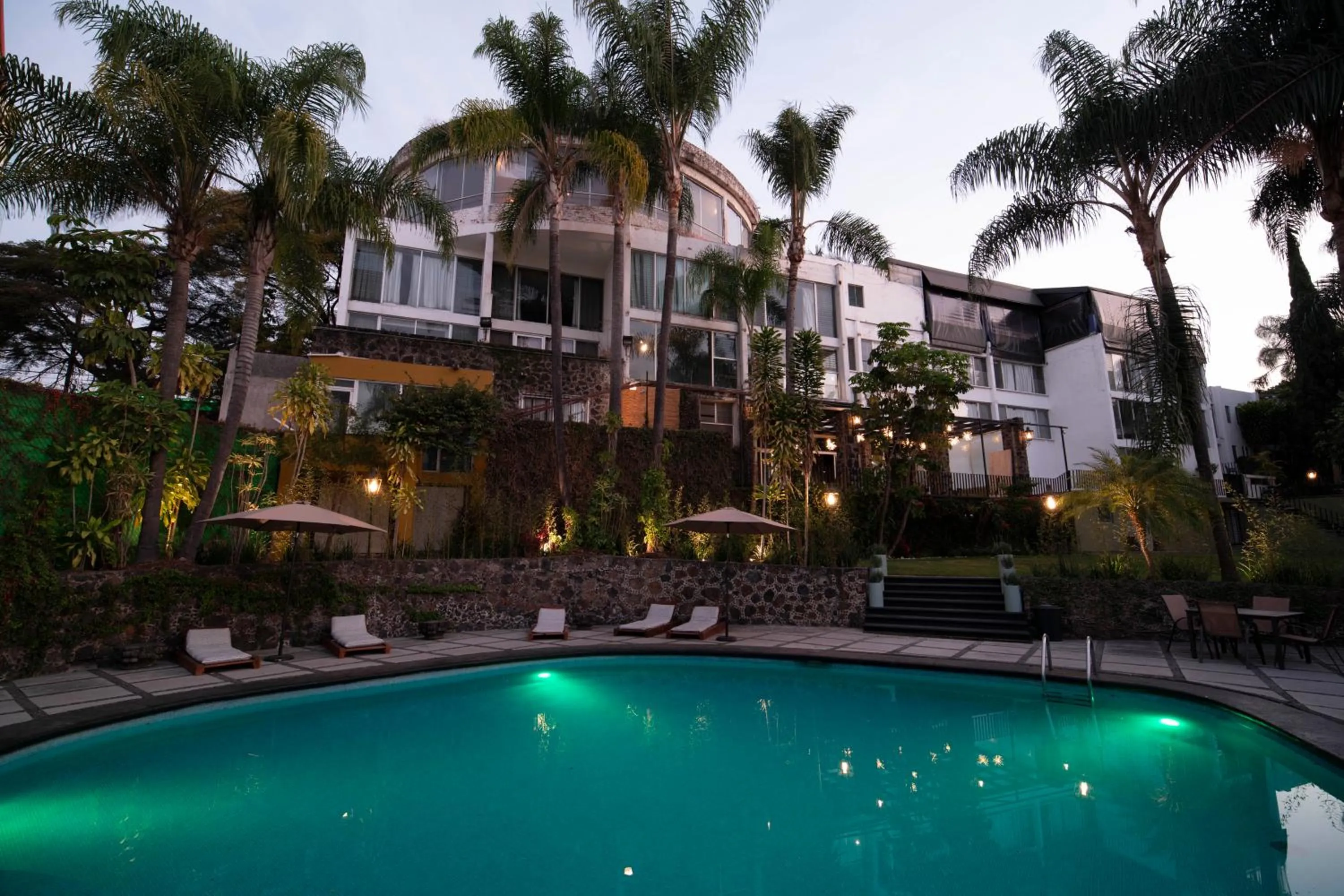 Pool view in Hotel Grand Vista Cuernavaca