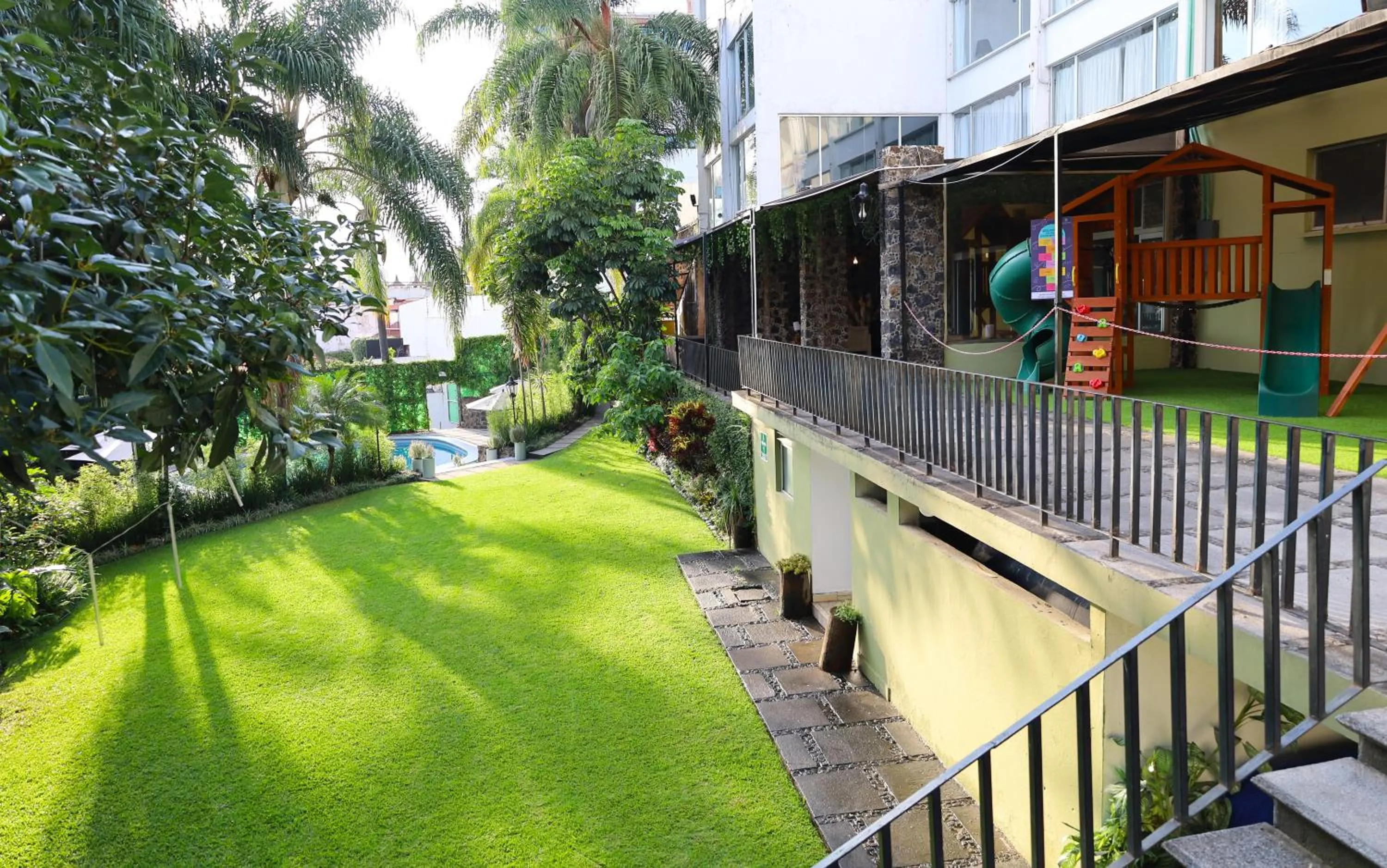 Garden view in Hotel Grand Vista Cuernavaca