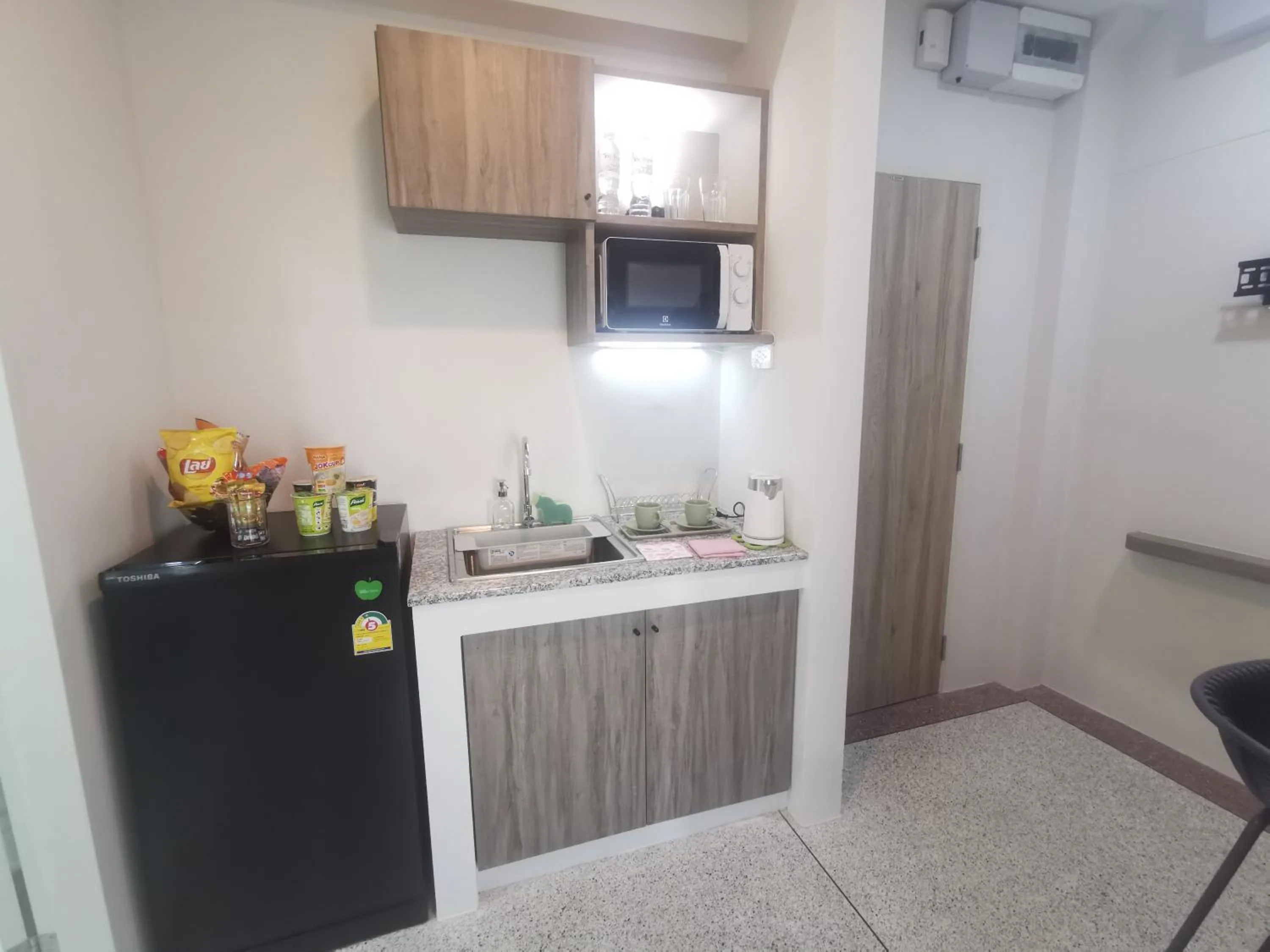 Kitchen or kitchenette in ABC@48 Hotel & Service Apartment