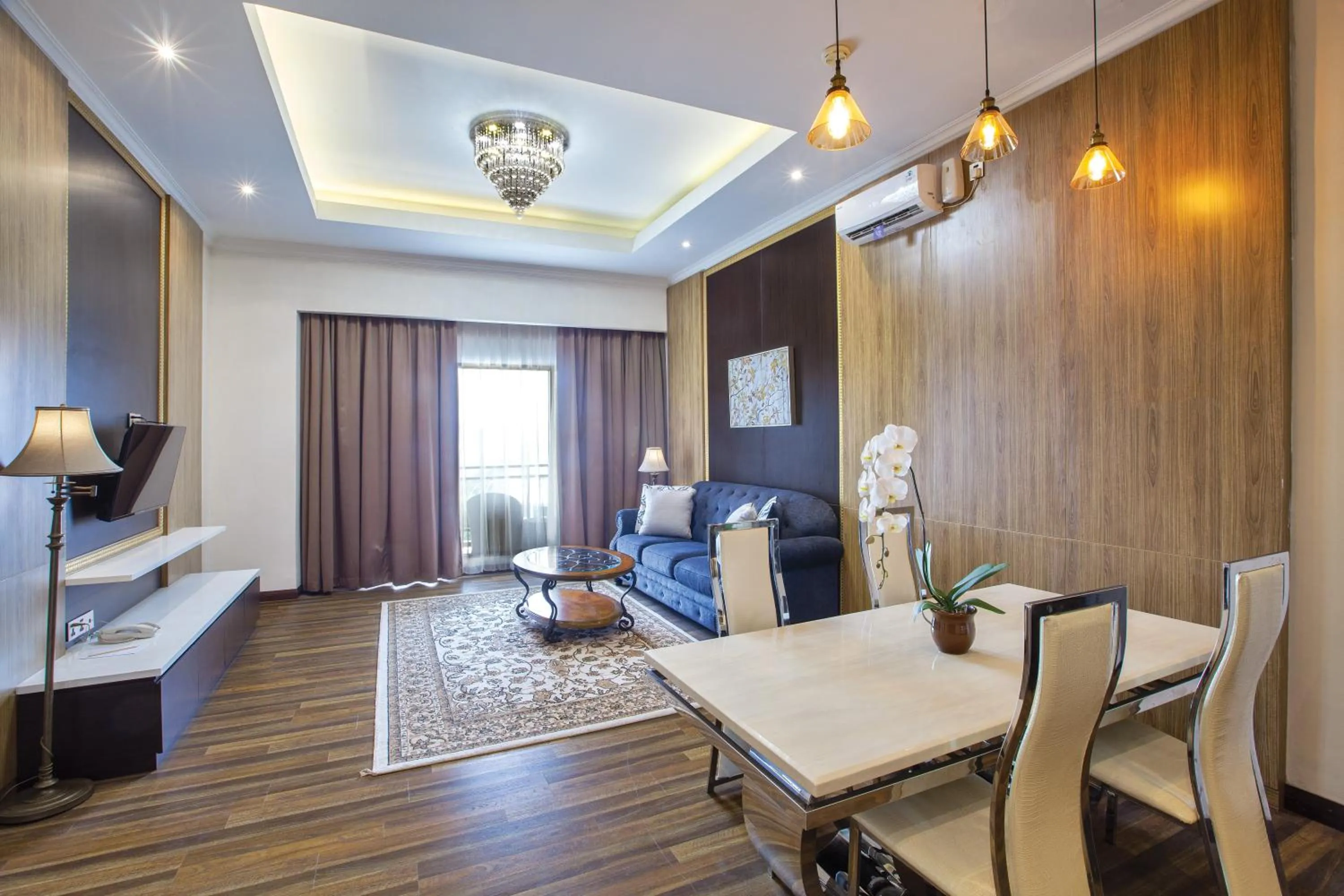 Living room in The Green Peak, ARTOTEL Curated