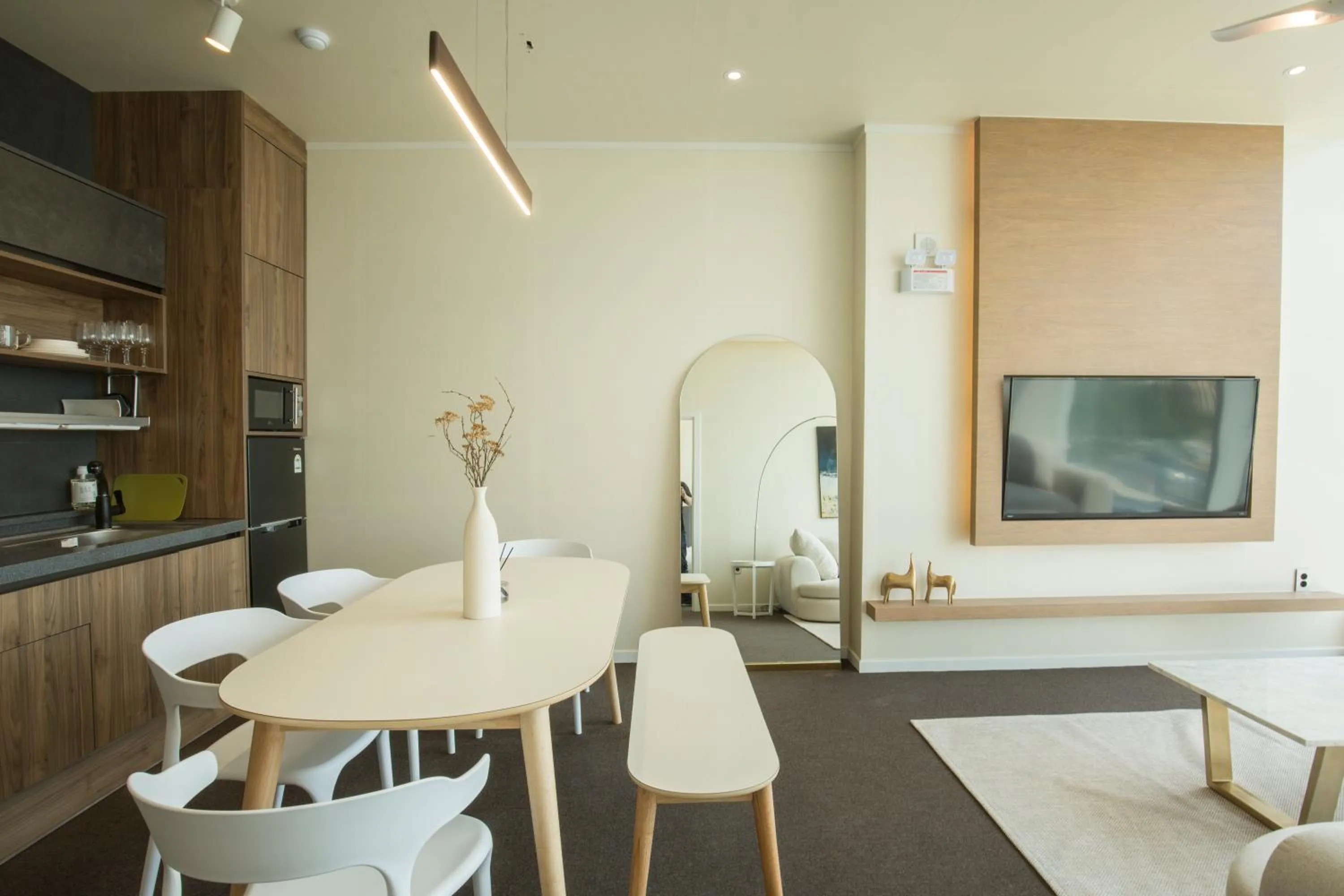 Kitchen or kitchenette in UH Suite The Haeundae