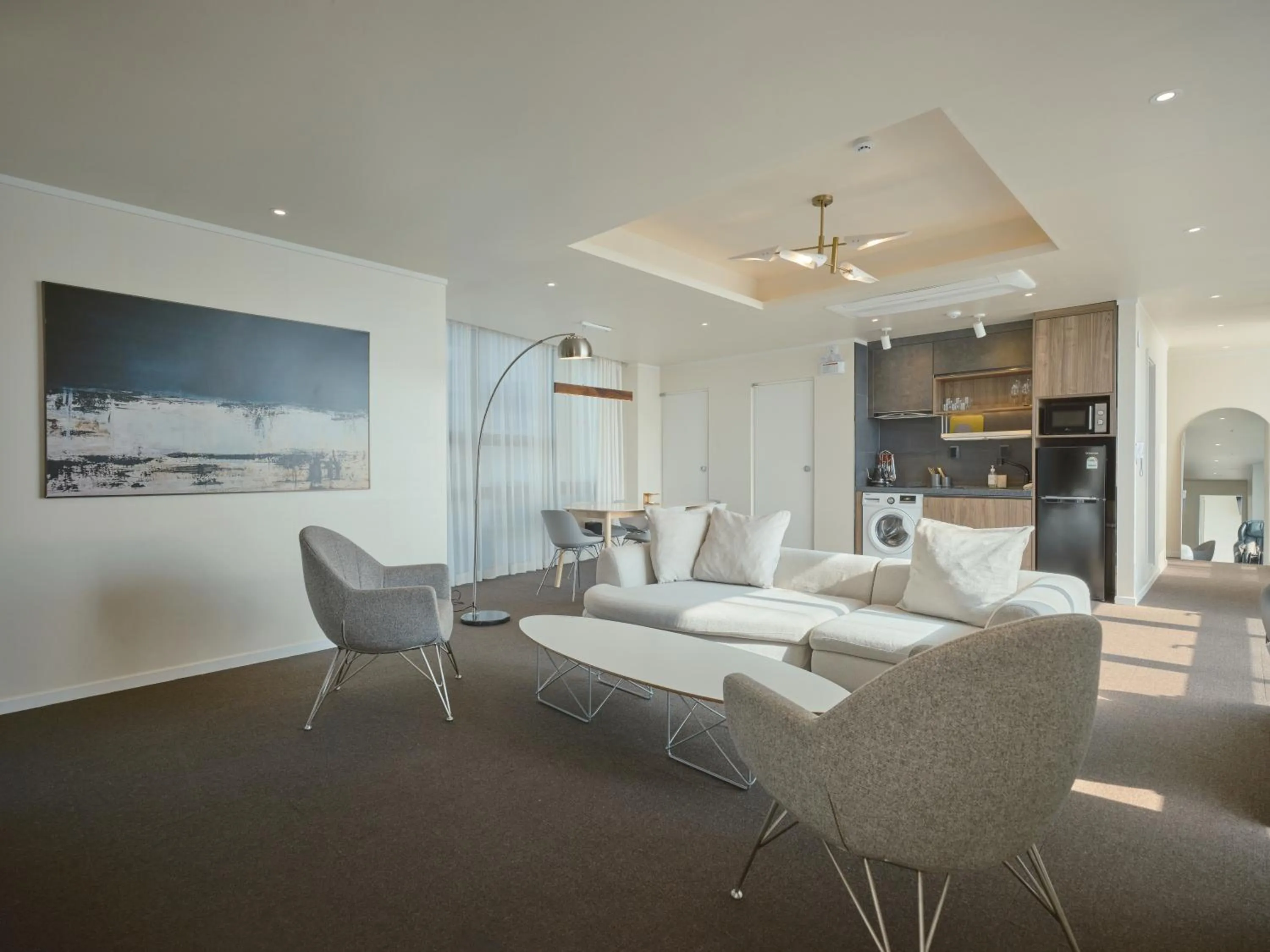 Living room in UH Suite The Haeundae