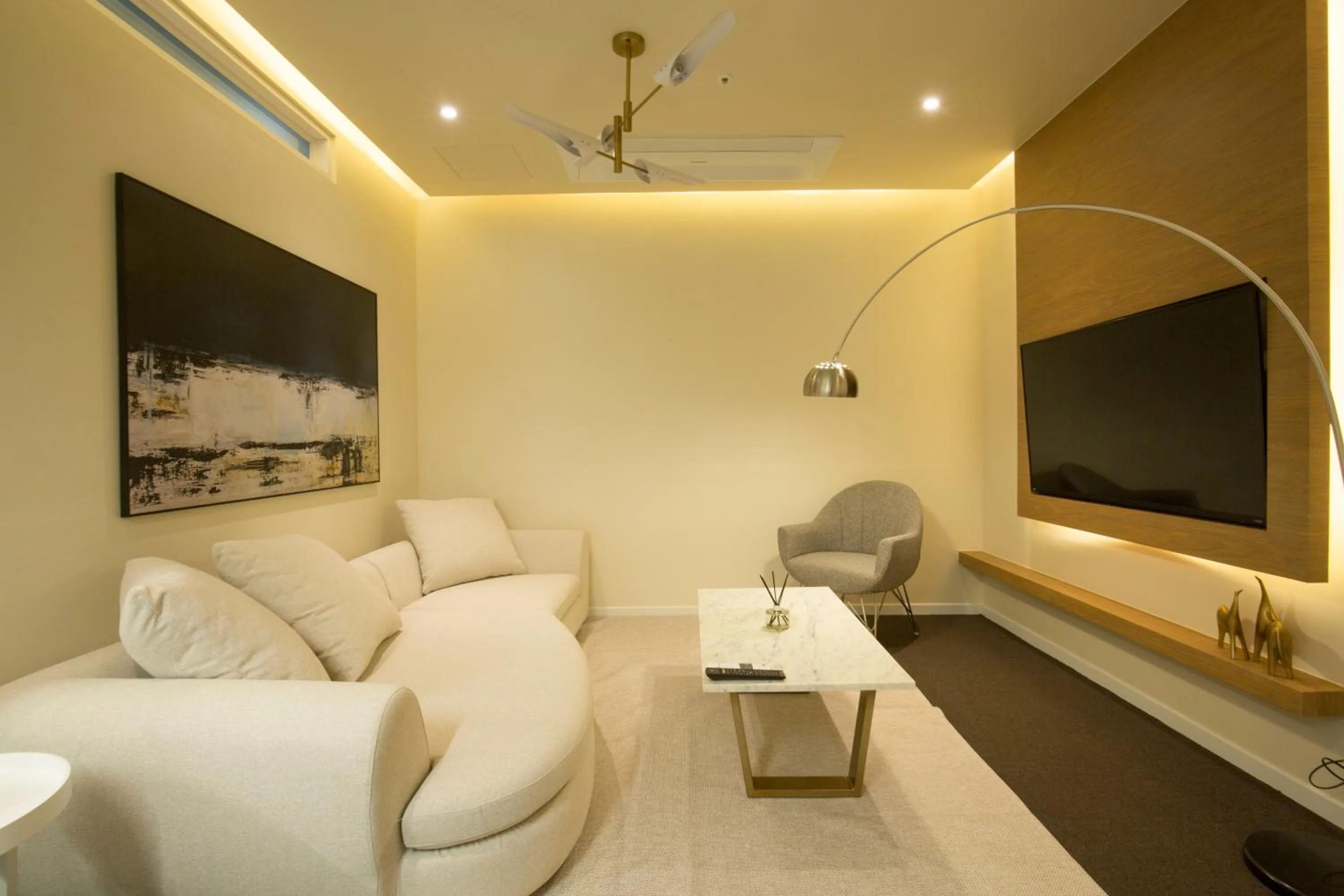 Living room in UH Suite The Haeundae