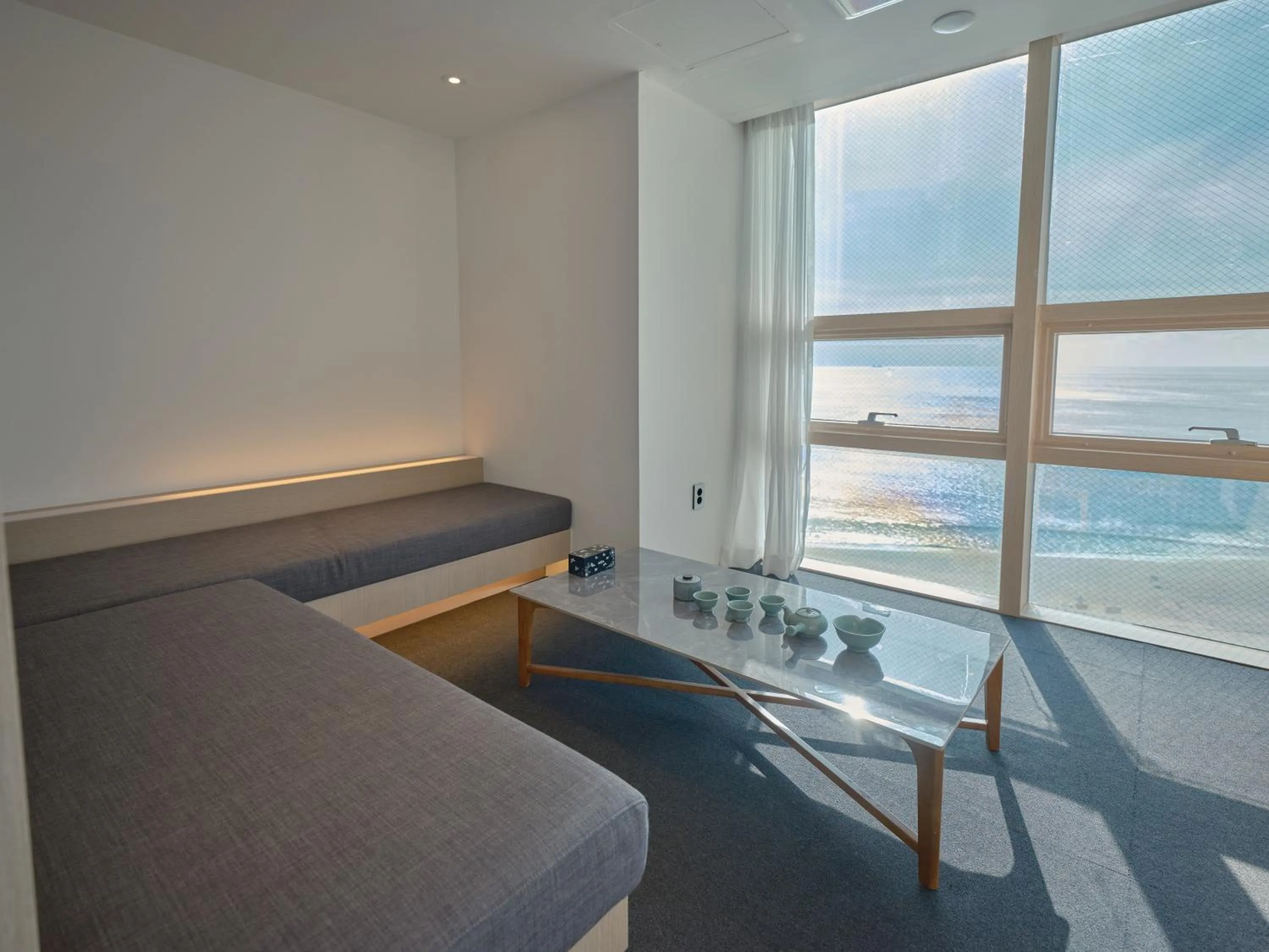 Living room in UH Suite The Haeundae