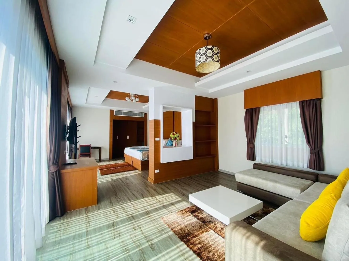 Bed in Phuket Jungle Experience Resort