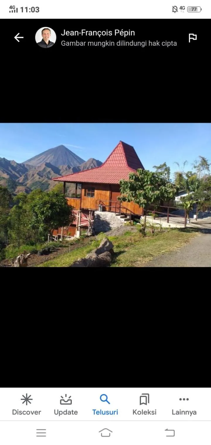 Mountain view in Home stay wolokoro ecotourism