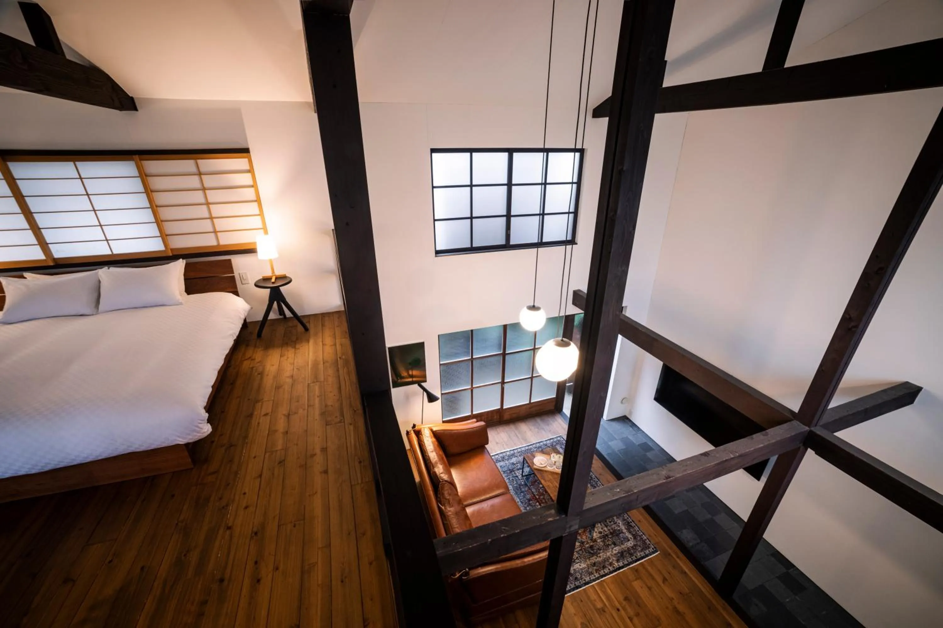 Photo of the whole room, Bed in Rinn Shiki Juraku