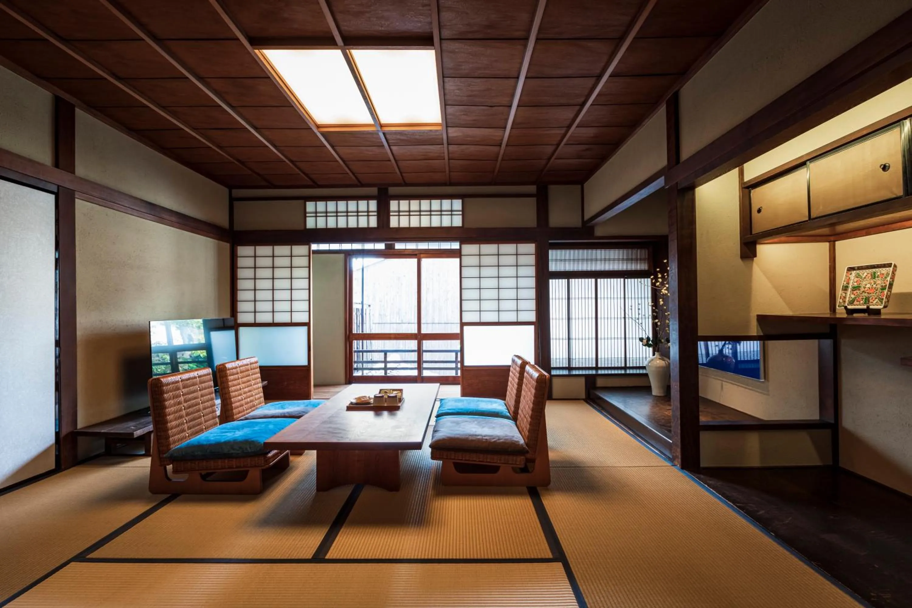 Living room, Bed in Rinn Shiki Juraku