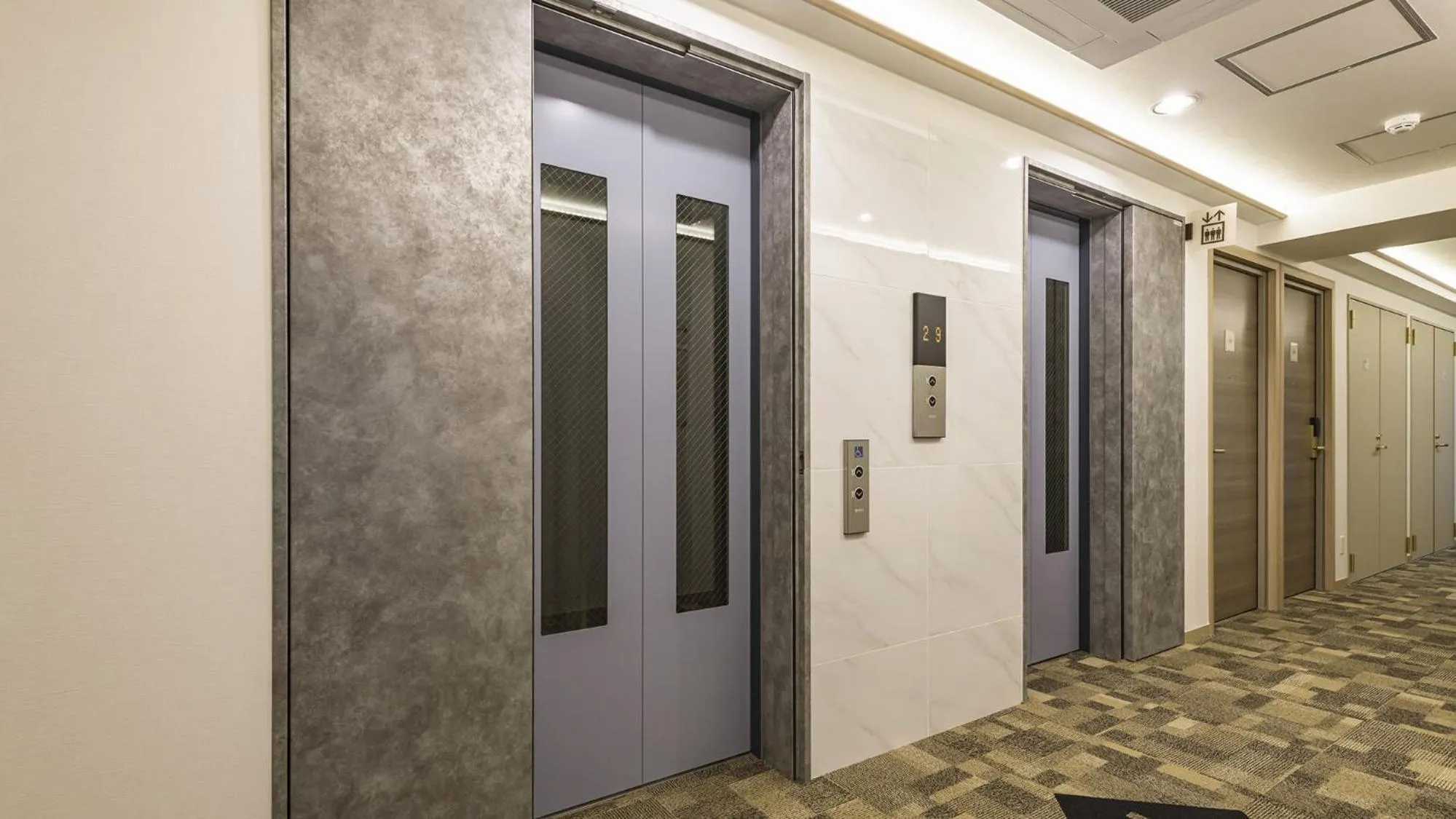 elevator in Toyoko Inn Nagano-eki Higashi-guchi