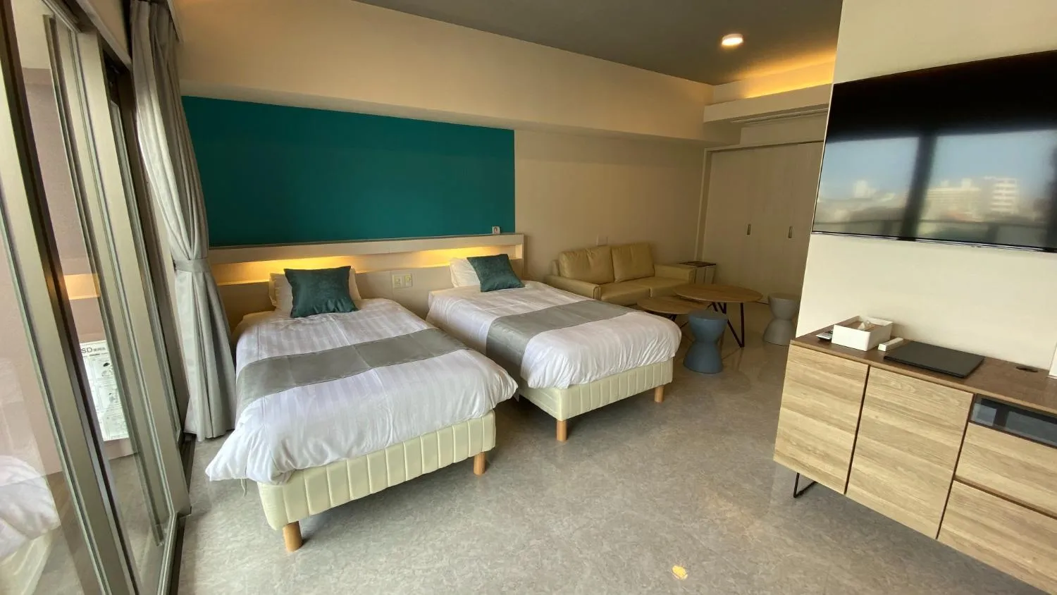 Bed in Tabinoteitaku Okinawa Naha 2nd