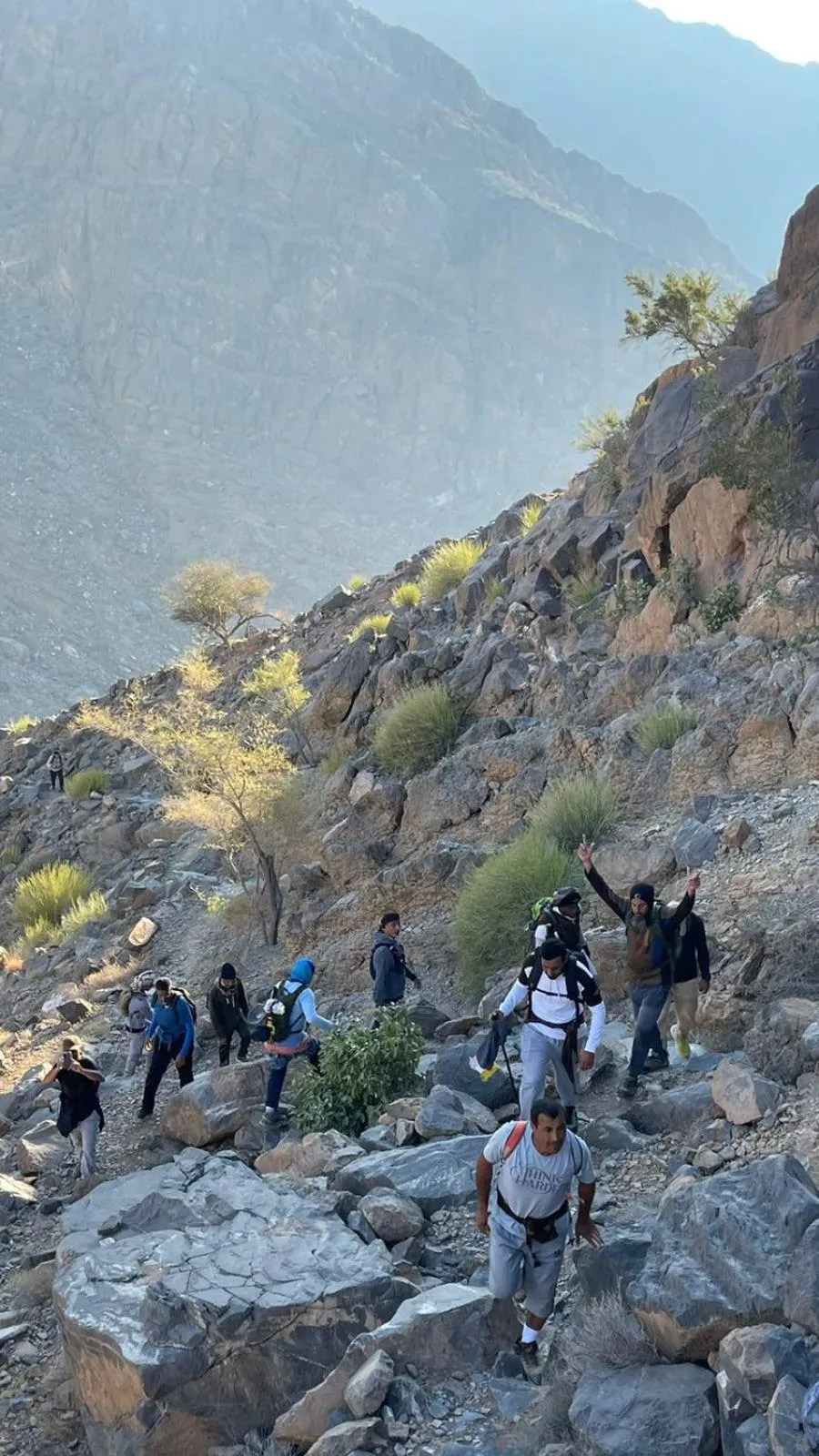 Hiking in Cloudy Cloud Farm Resort