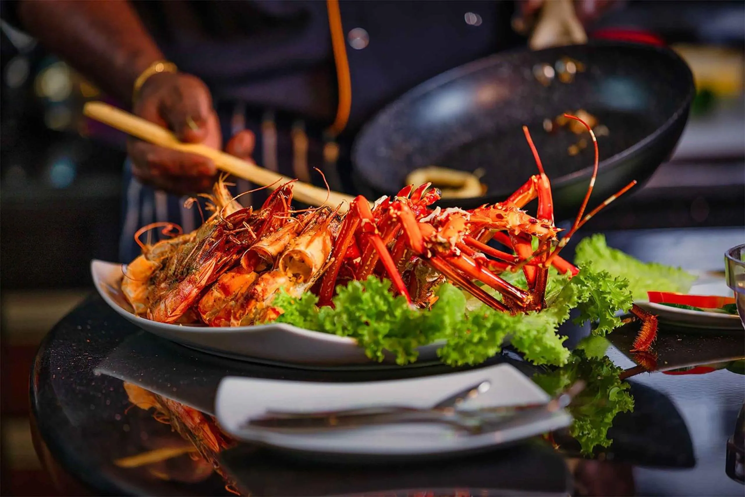 Food in The Palace by Ocean