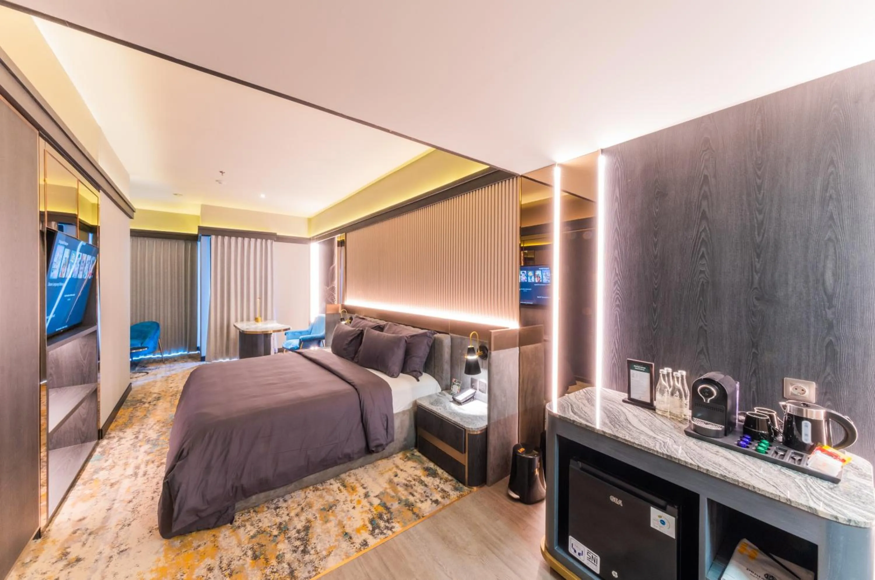 Bed in Pentacity Hotel Balikpapan