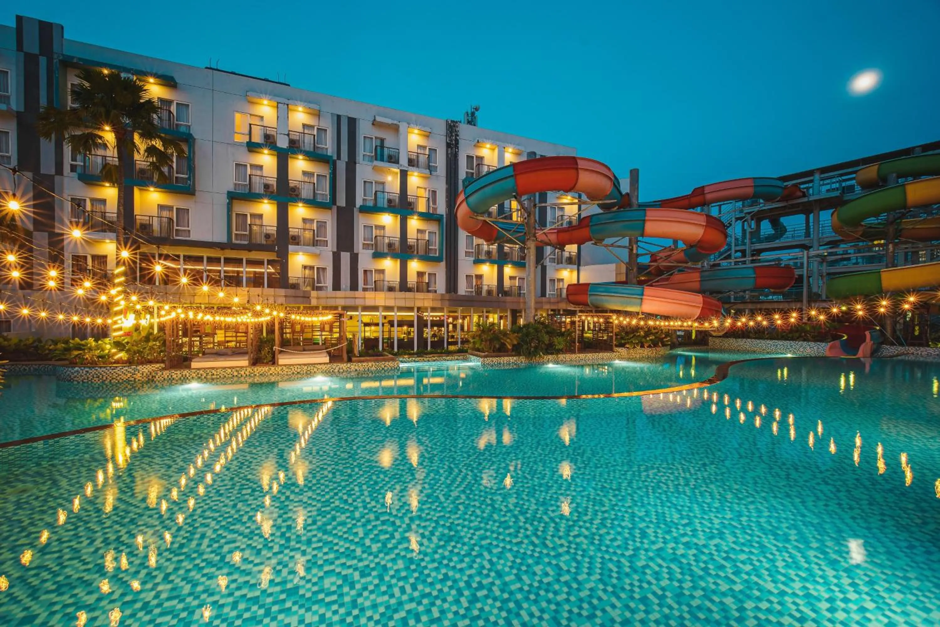 Aqua park in Pentacity Hotel Balikpapan