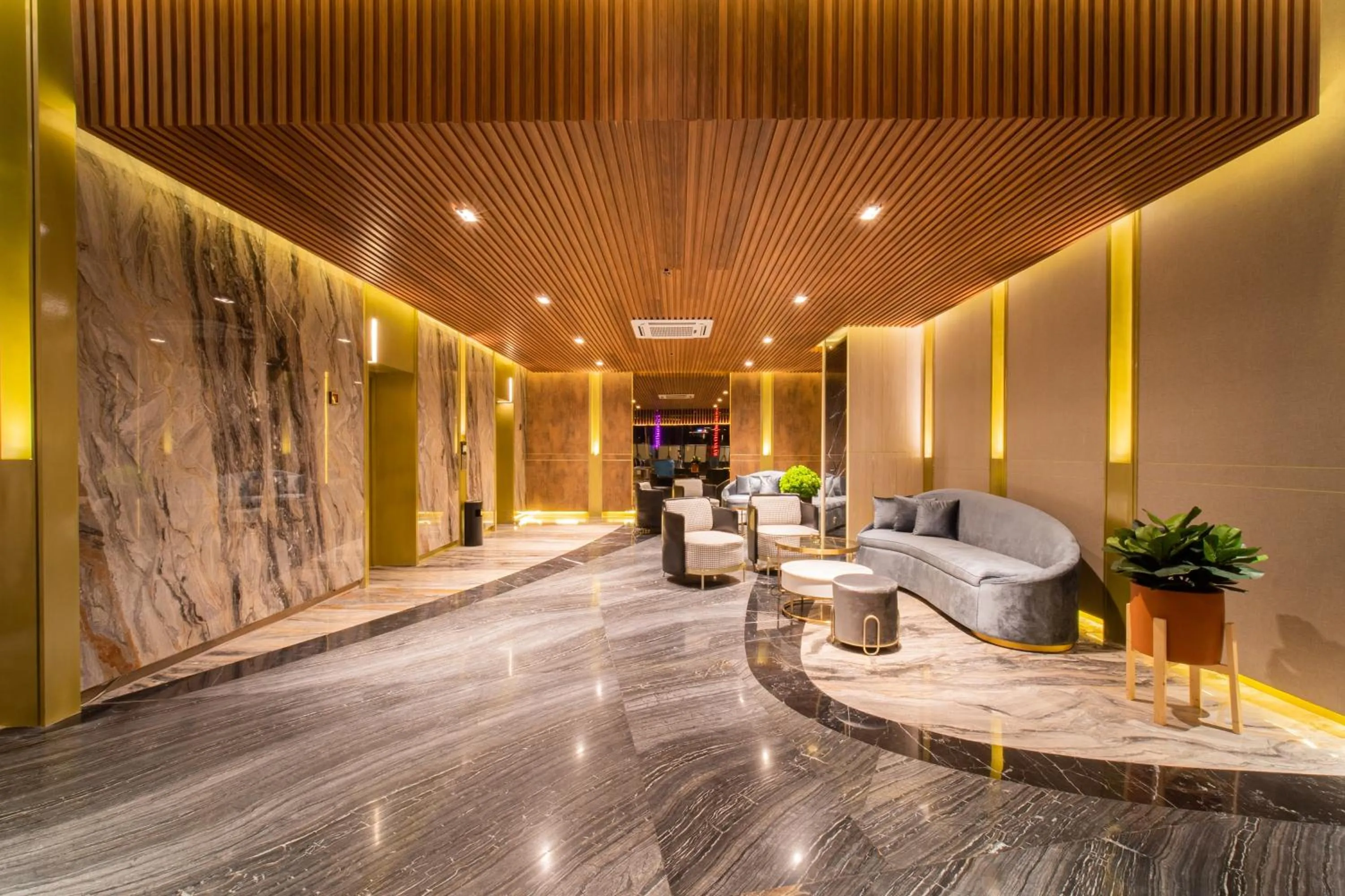 Lobby or reception in Pentacity Hotel Balikpapan