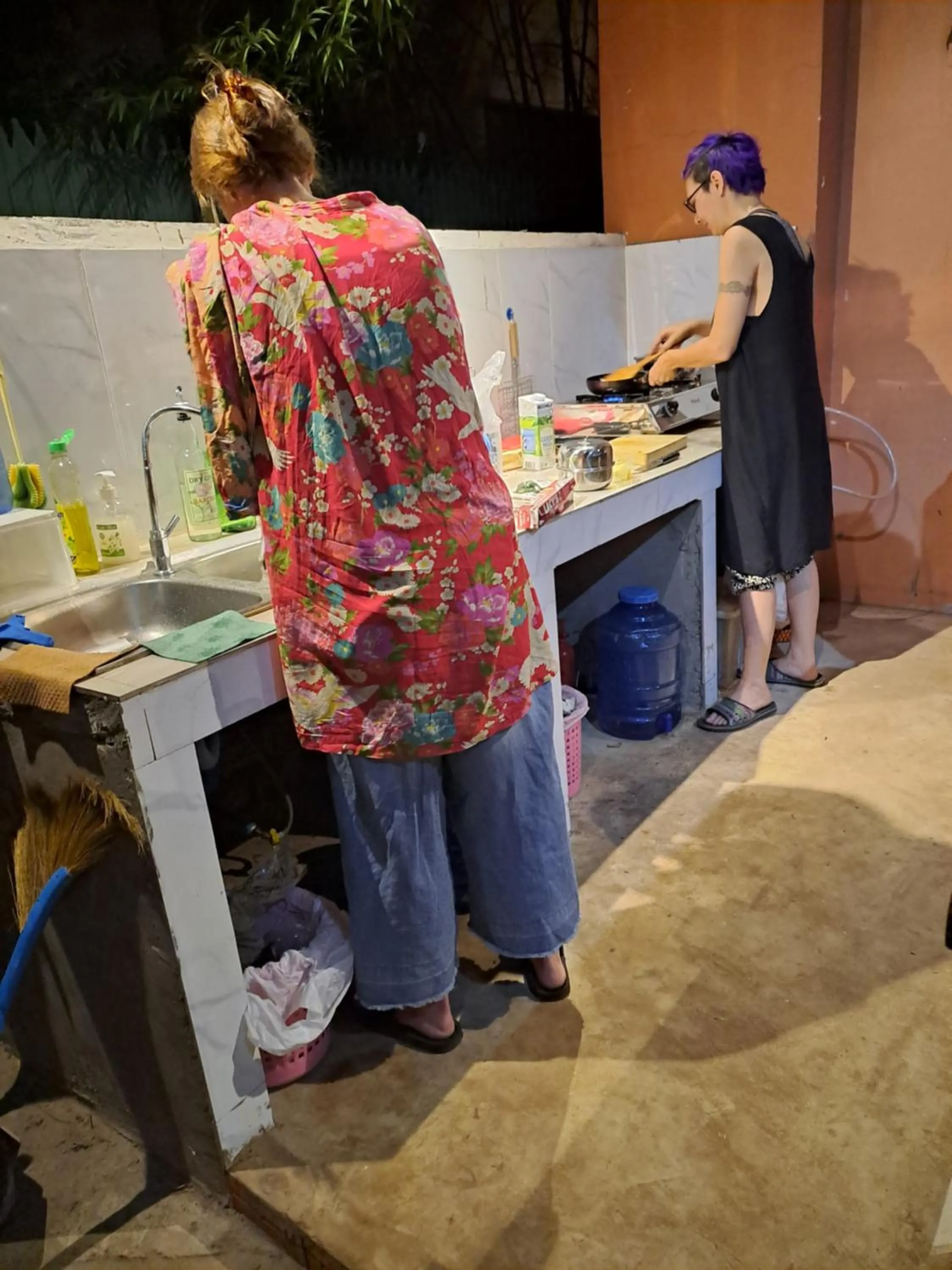 Kitchen or kitchenette in Makers Guesthouse