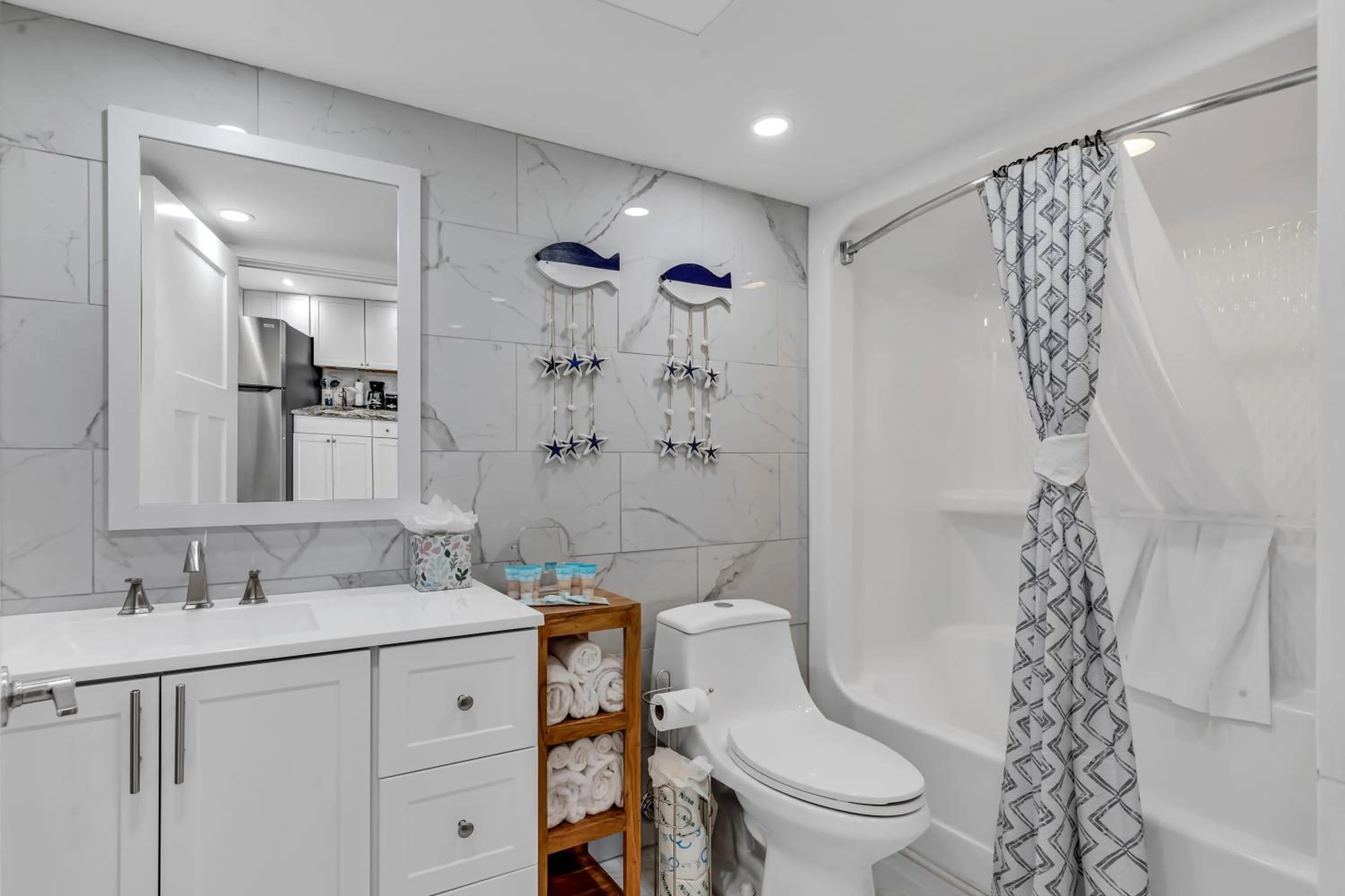 Bathroom in Breakers Tower 1BR Oceanfront Condo