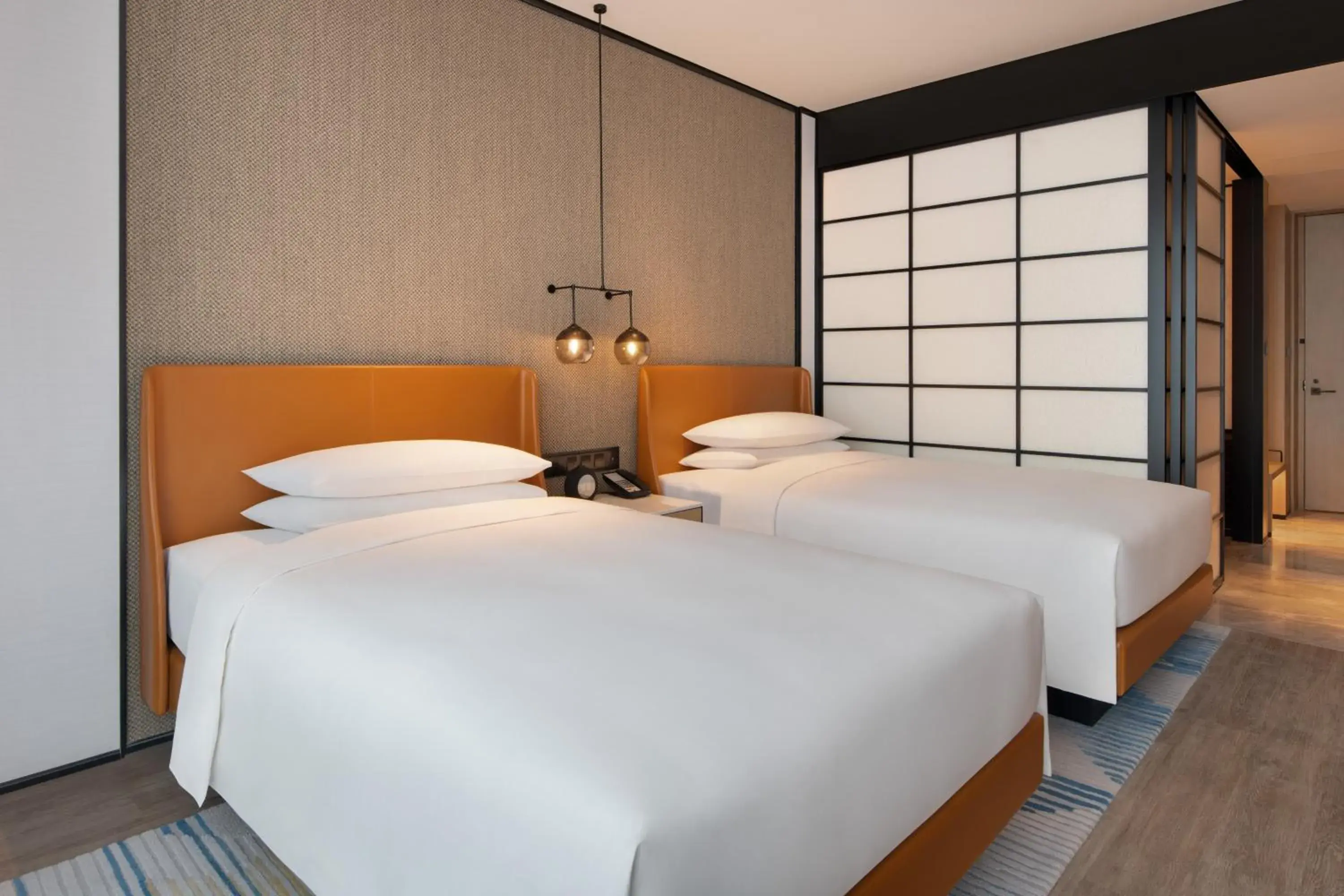 Deluxe Double Room with Two Double Beds in Sheraton Xi'an Chanba Deluxe Double Room with Two Double Beds in Sheraton Xi'an Chanba