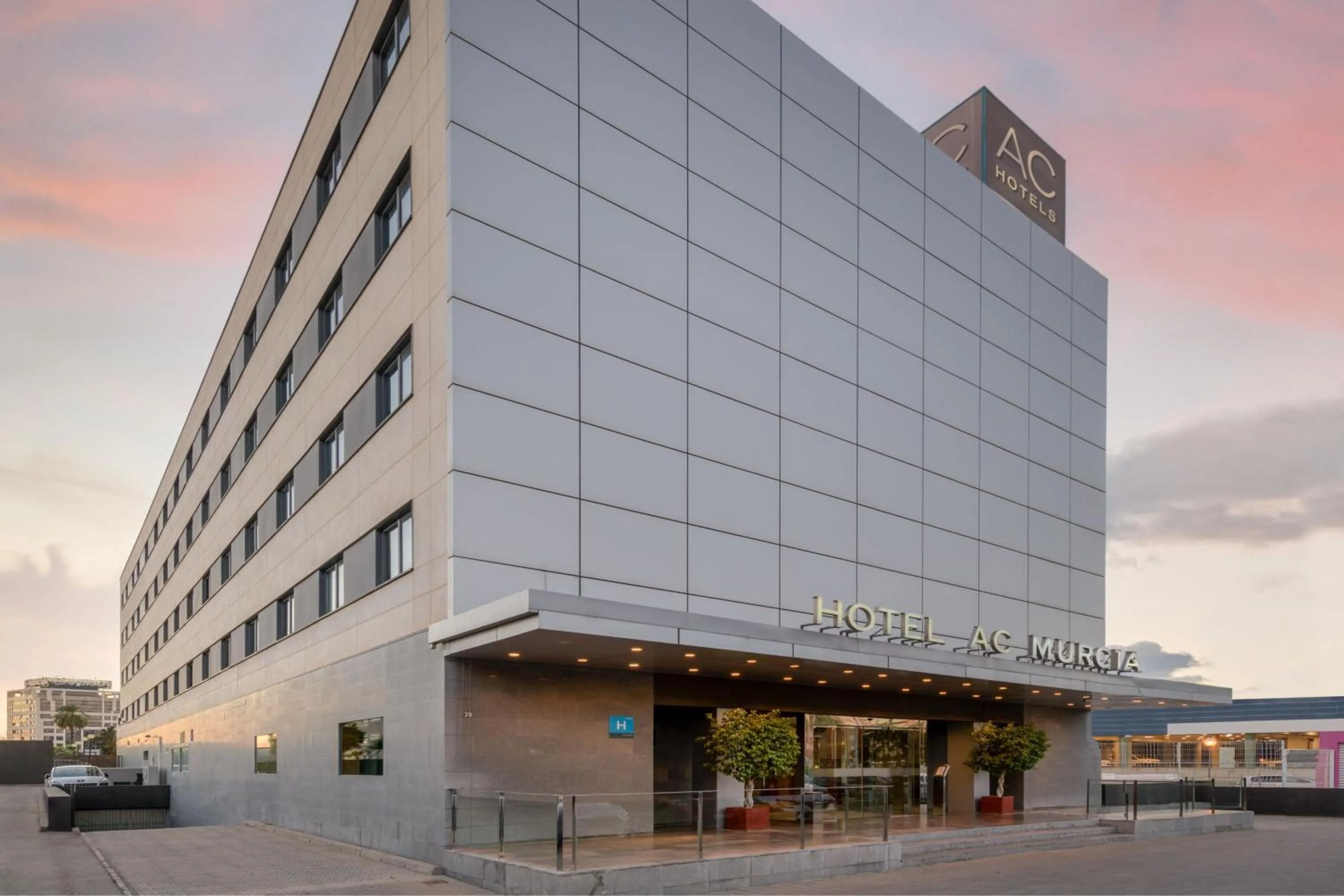 Property building in AC Hotel Murcia by Marriott