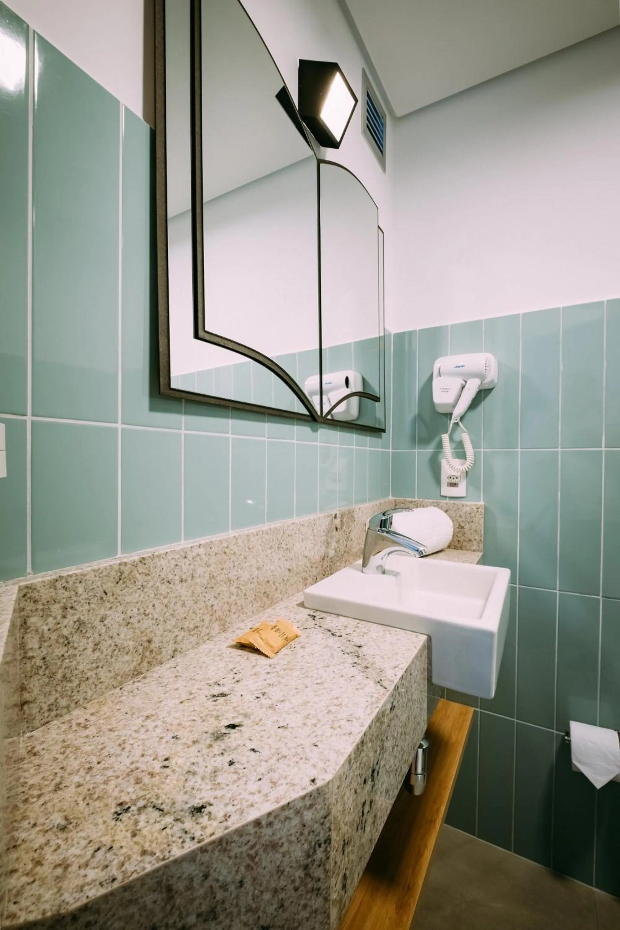 Bathroom in ibis Styles Poços de Caldas