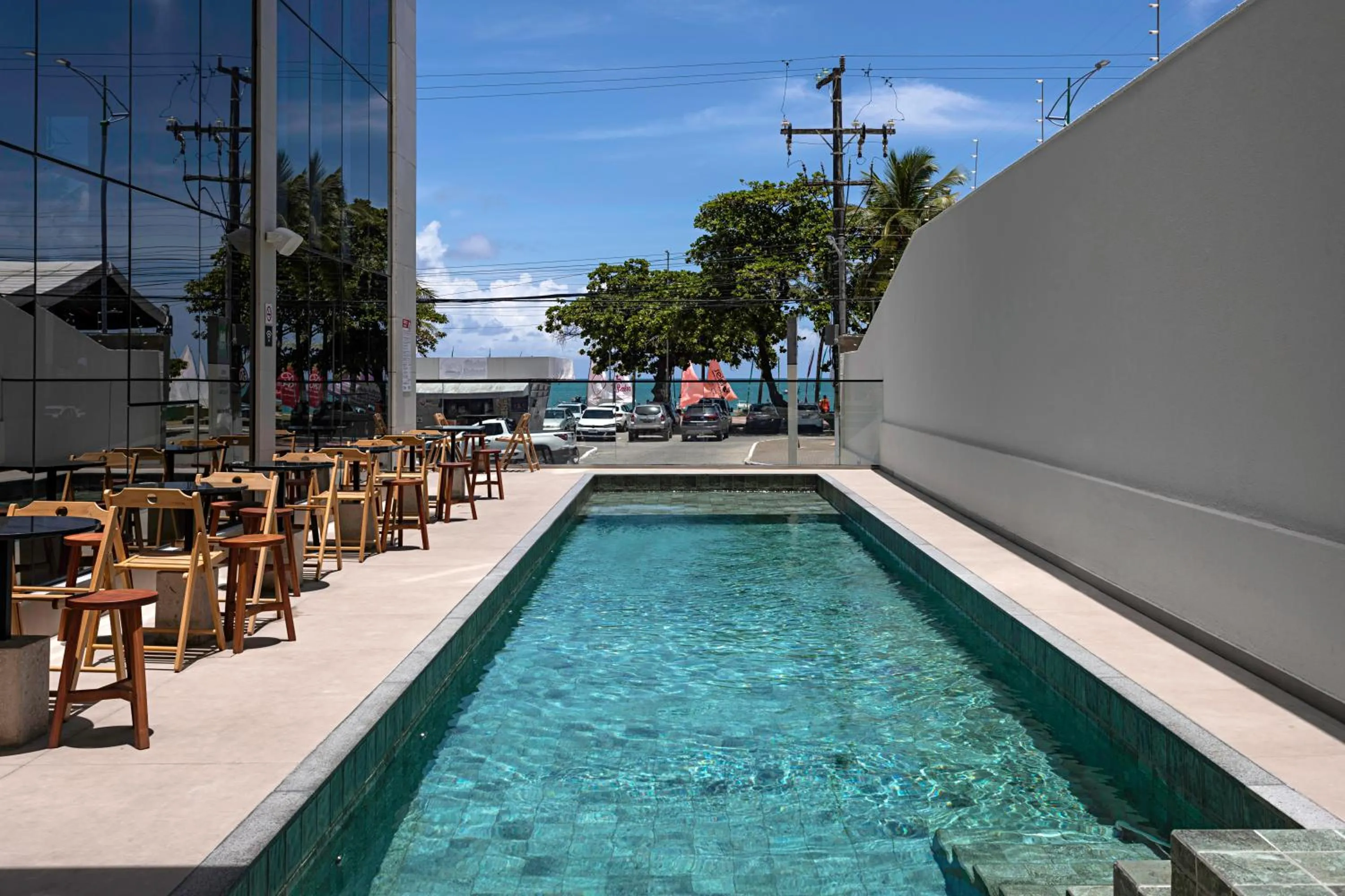 Swimming pool in ibis Styles Maceió Pajuçara