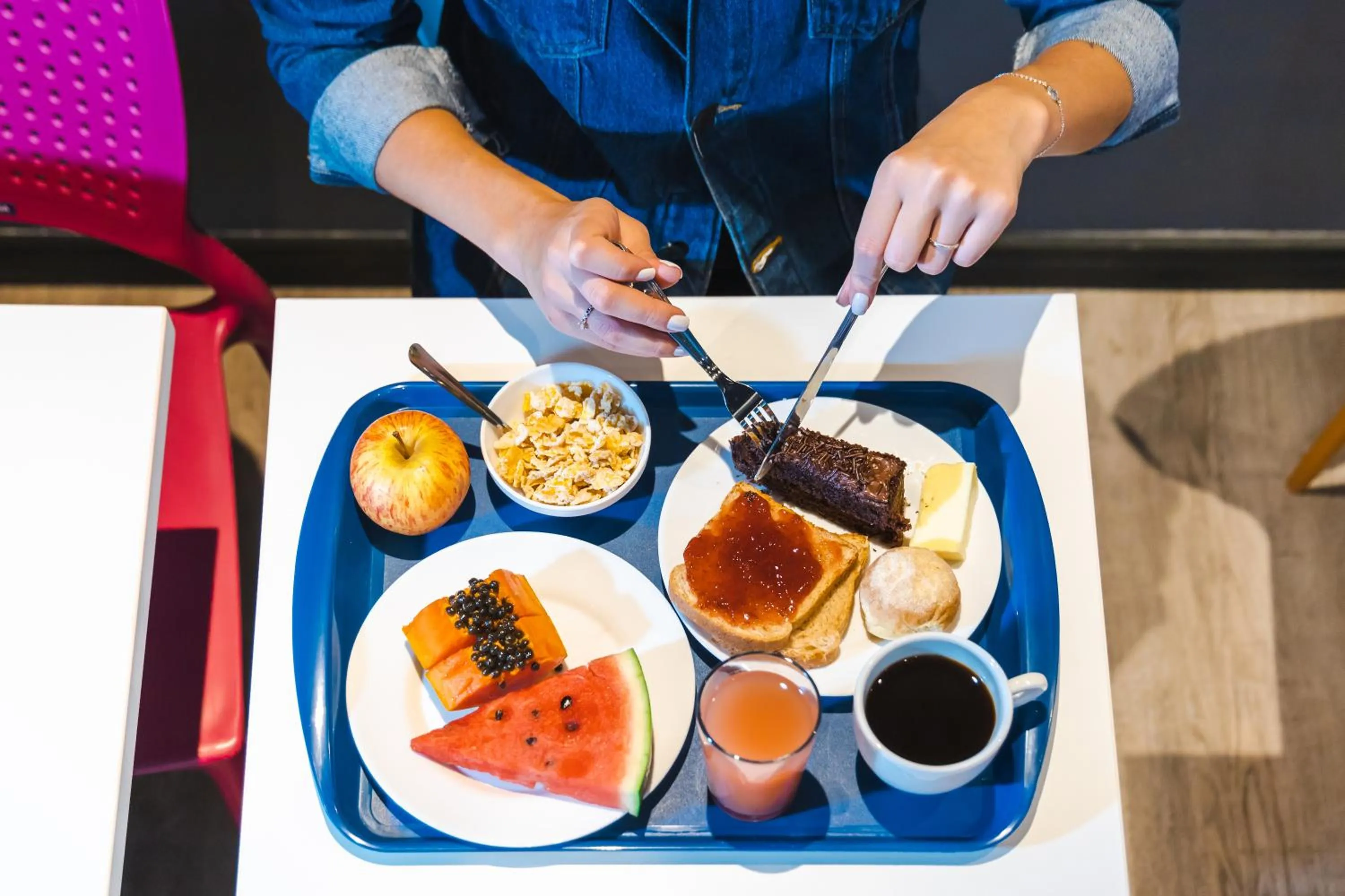 Breakfast in ibis budget Pindamonhangaba