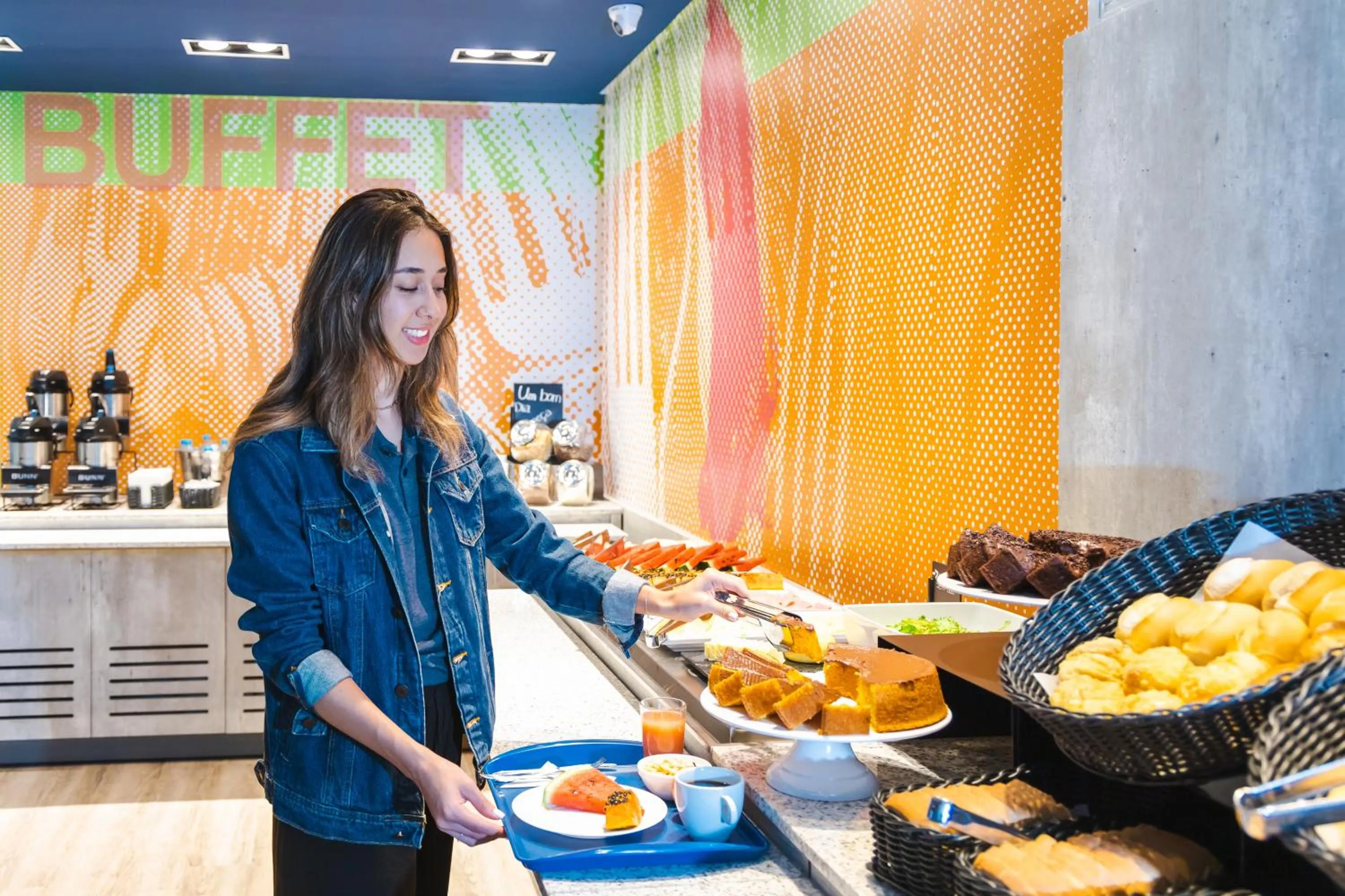 Continental breakfast in ibis budget Pindamonhangaba