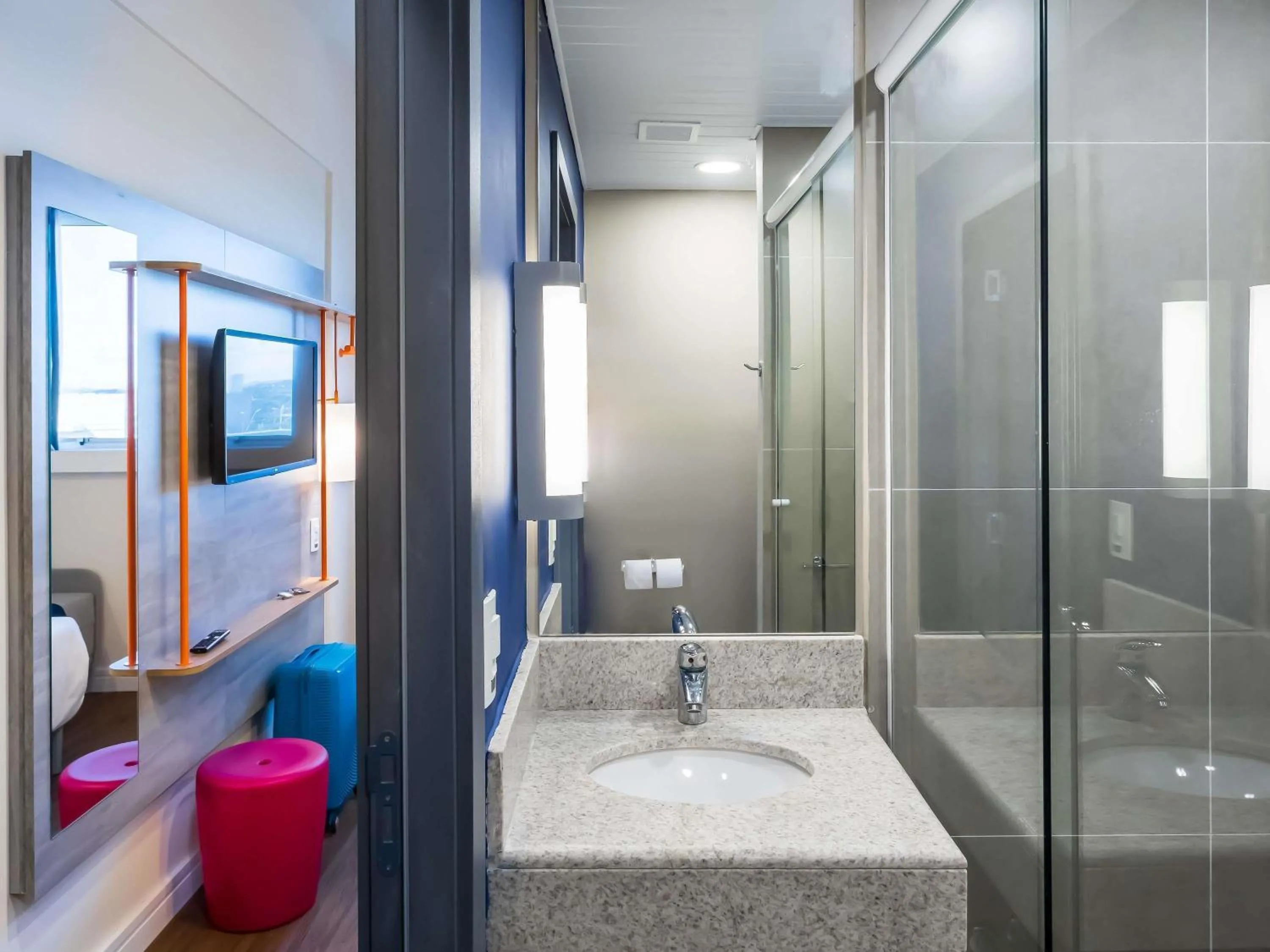 Bedroom in ibis budget Pindamonhangaba