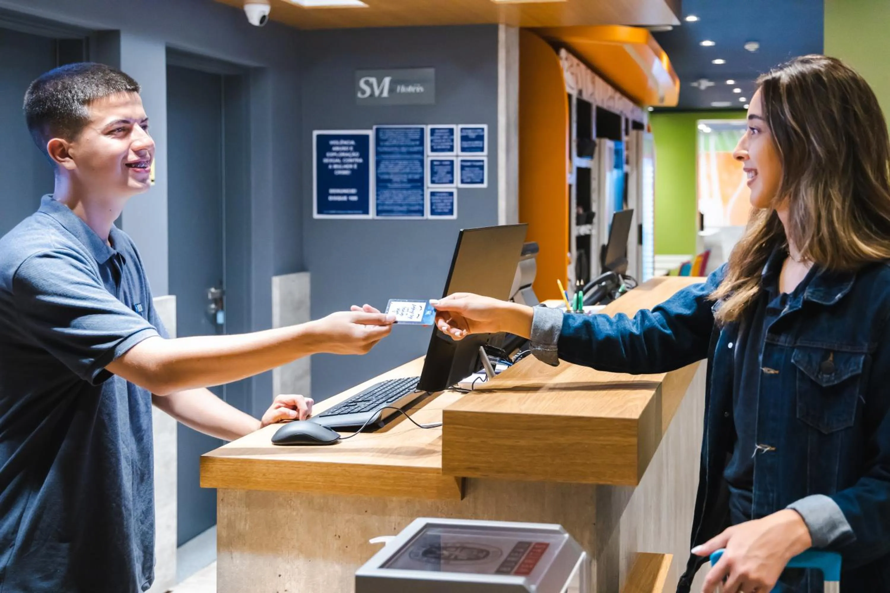 Lobby or reception in ibis budget Pindamonhangaba