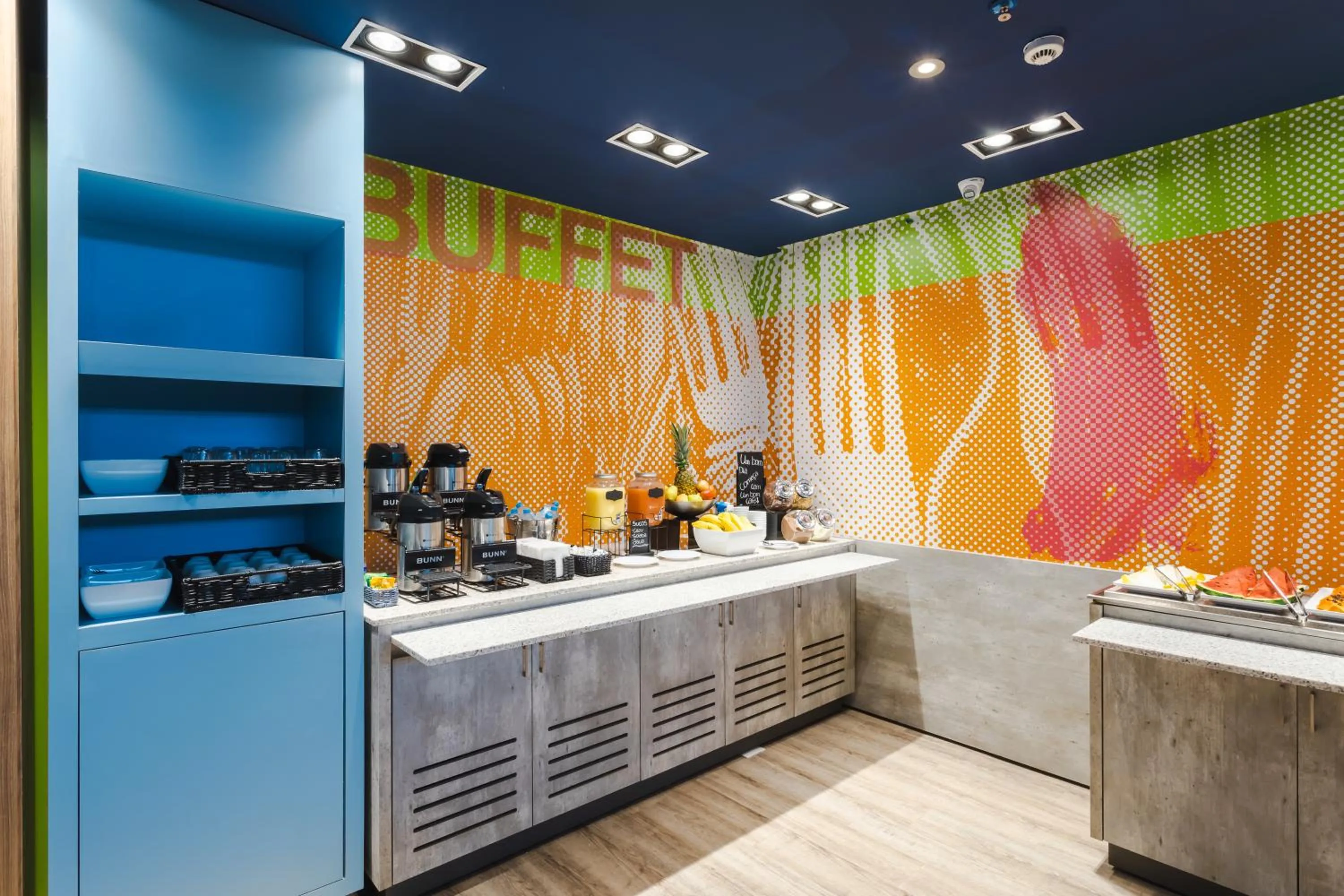 Buffet breakfast in ibis budget Pindamonhangaba